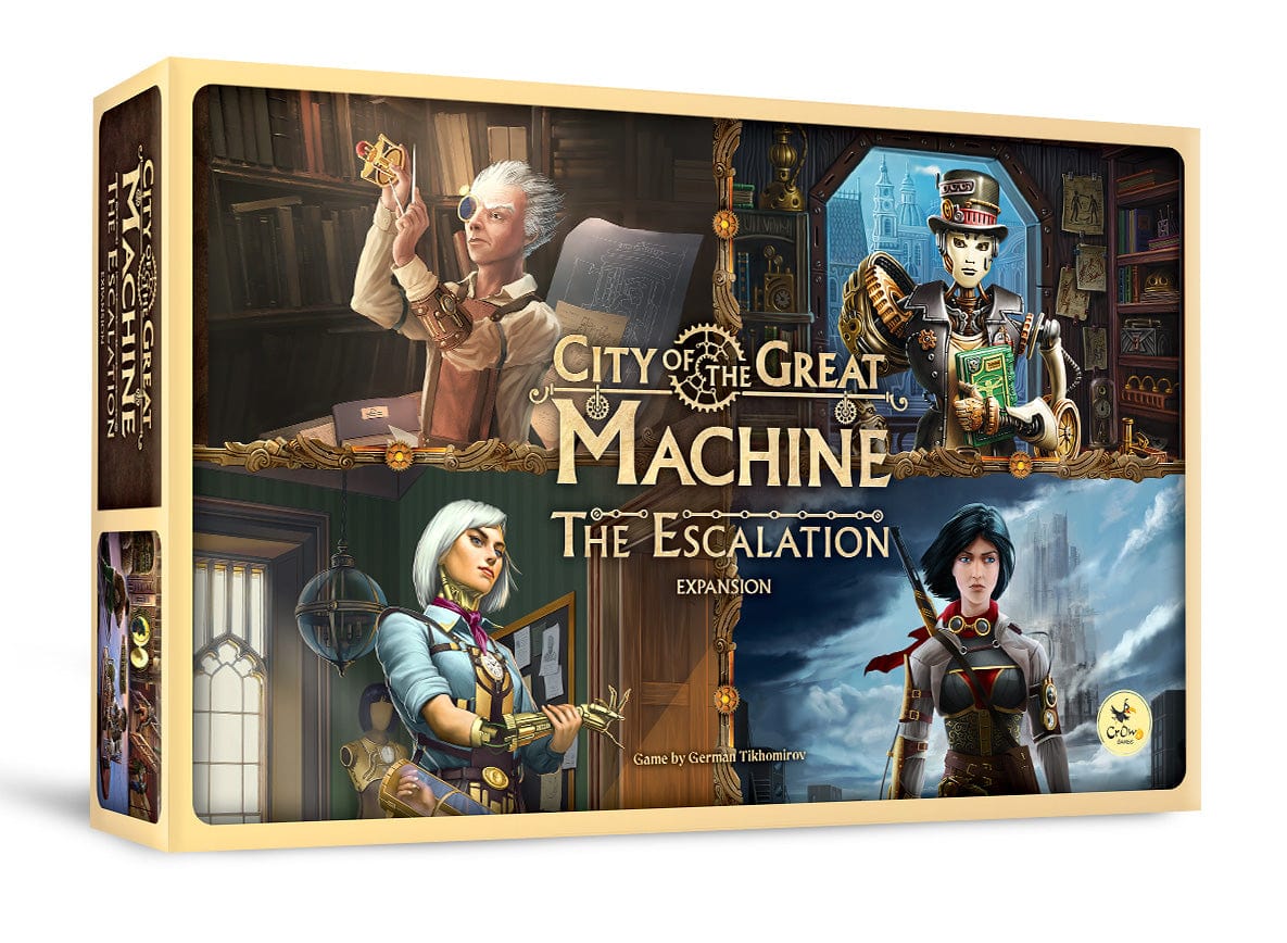 Crowd Games Board Games > Large Box Games > Expansions City of the Great Machine: The Escalation Expansion 672975939007 CGA 07002