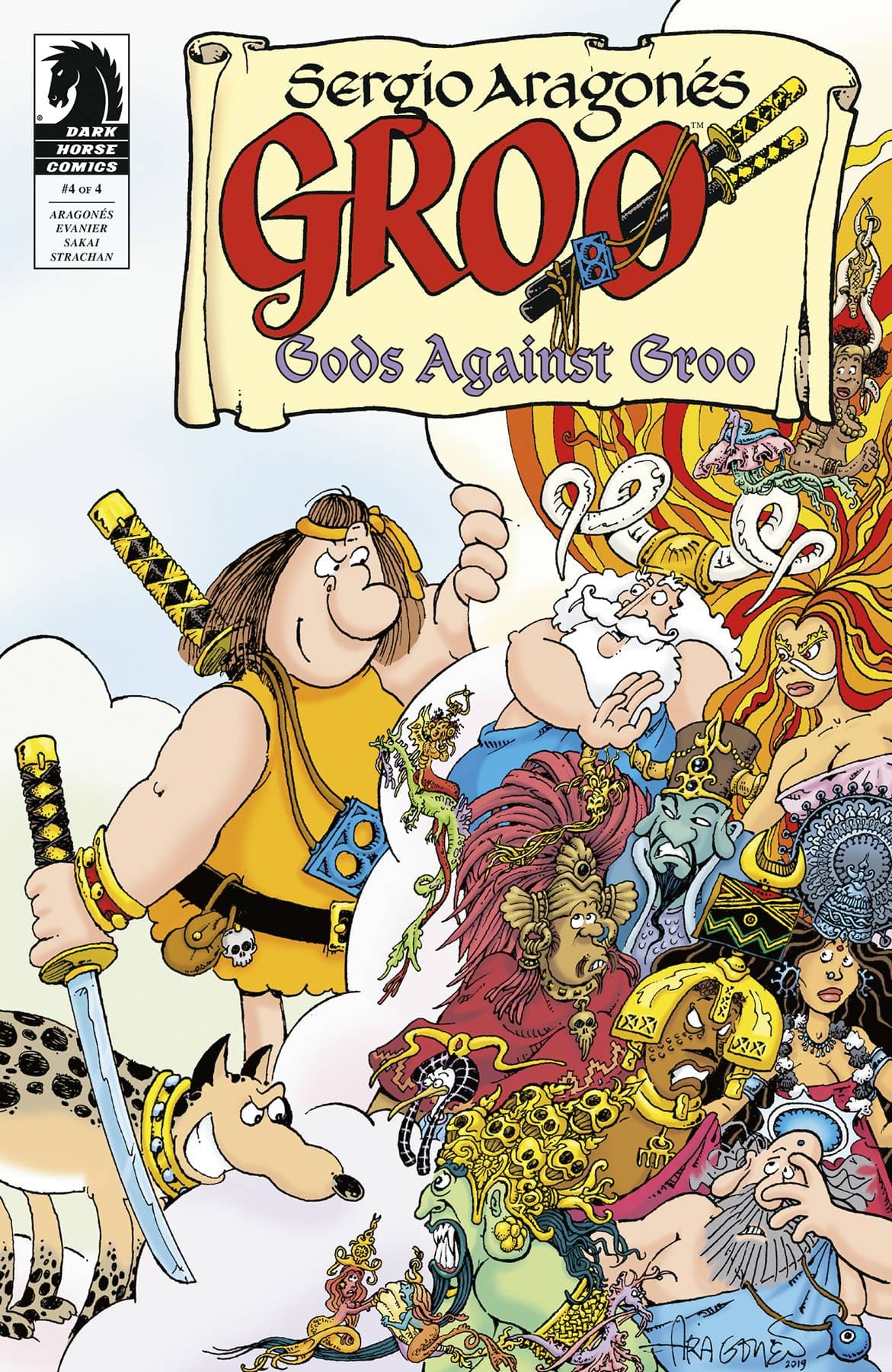 Dark Horse Comics Comic Books GROO GODS AGAINST GROO #4 (OF 4) 76156801036700411 JAN230484