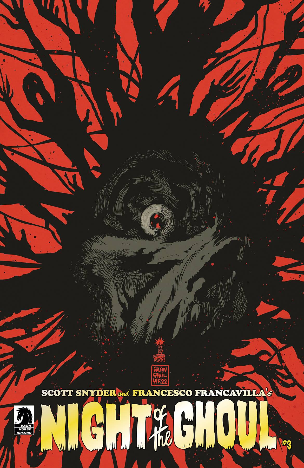 Dark Horse Comics Comic Books > Incentives NIGHT OF THE GHOUL #3 (OF 3) CVR C 1:200 FOIL INCV 76156801017600331 OCT220440