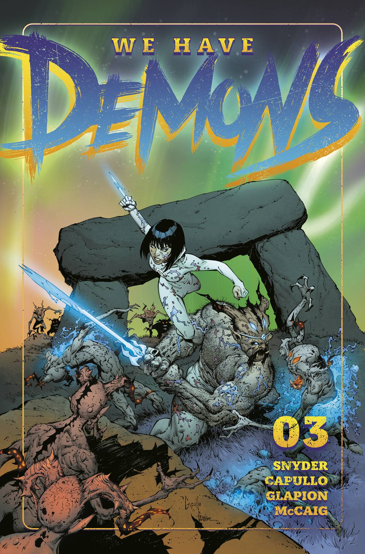 Dark Horse Comics Comic Books WE HAVE DEMONS #3 (OF 3) CVR A CAPULLO (MR) 76156800914900311 MAR220337