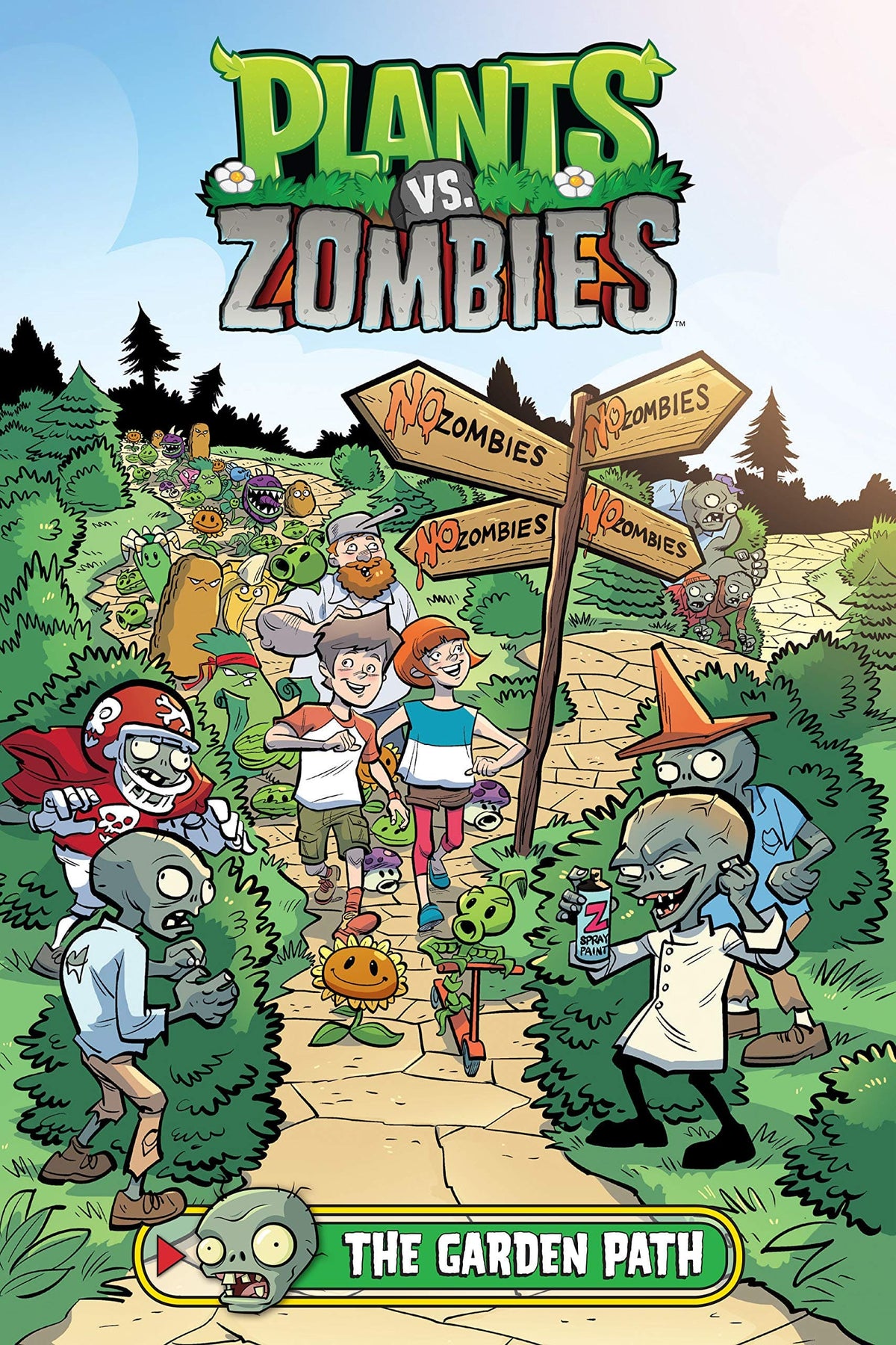 DARK HORSE PRH Graphic Novel Plants Vs Zombies Garden Path HC 9781506713069 FEB200302