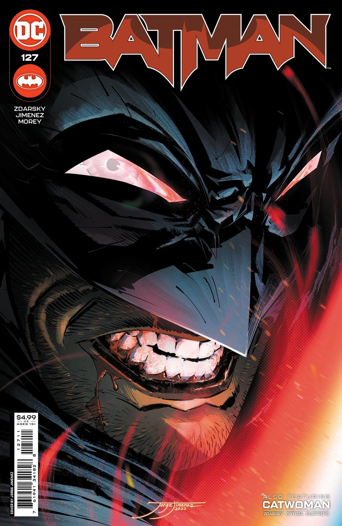 DC Comics Comic Books BATMAN #127 CVR A JORGE JIMENEZ 76194134182812711 0722DC001