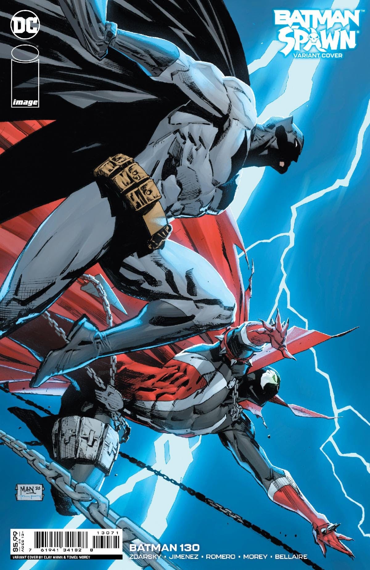 DC Comics Comic Books BATMAN #130 CVR G CLAY MANN DC SPAWN CARD STOCK VAR 76194134182813071 0922DC851
