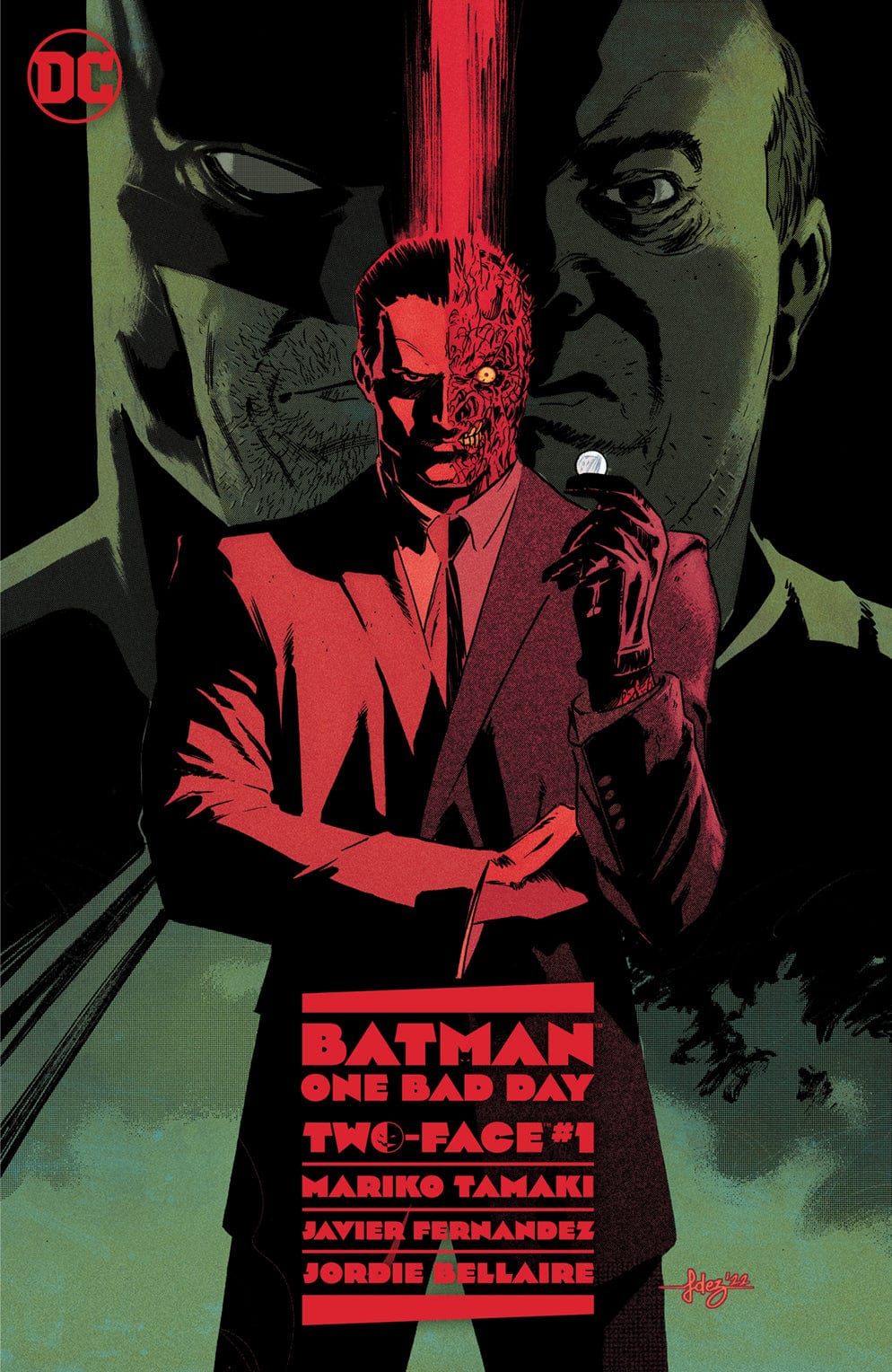 DC Comics Comic Books BATMAN ONE BAD DAY TWO-FACE #1 (ONE SHOT) CVR A JAVIER FERNANDEZ 76194137735300111 0722DC017
