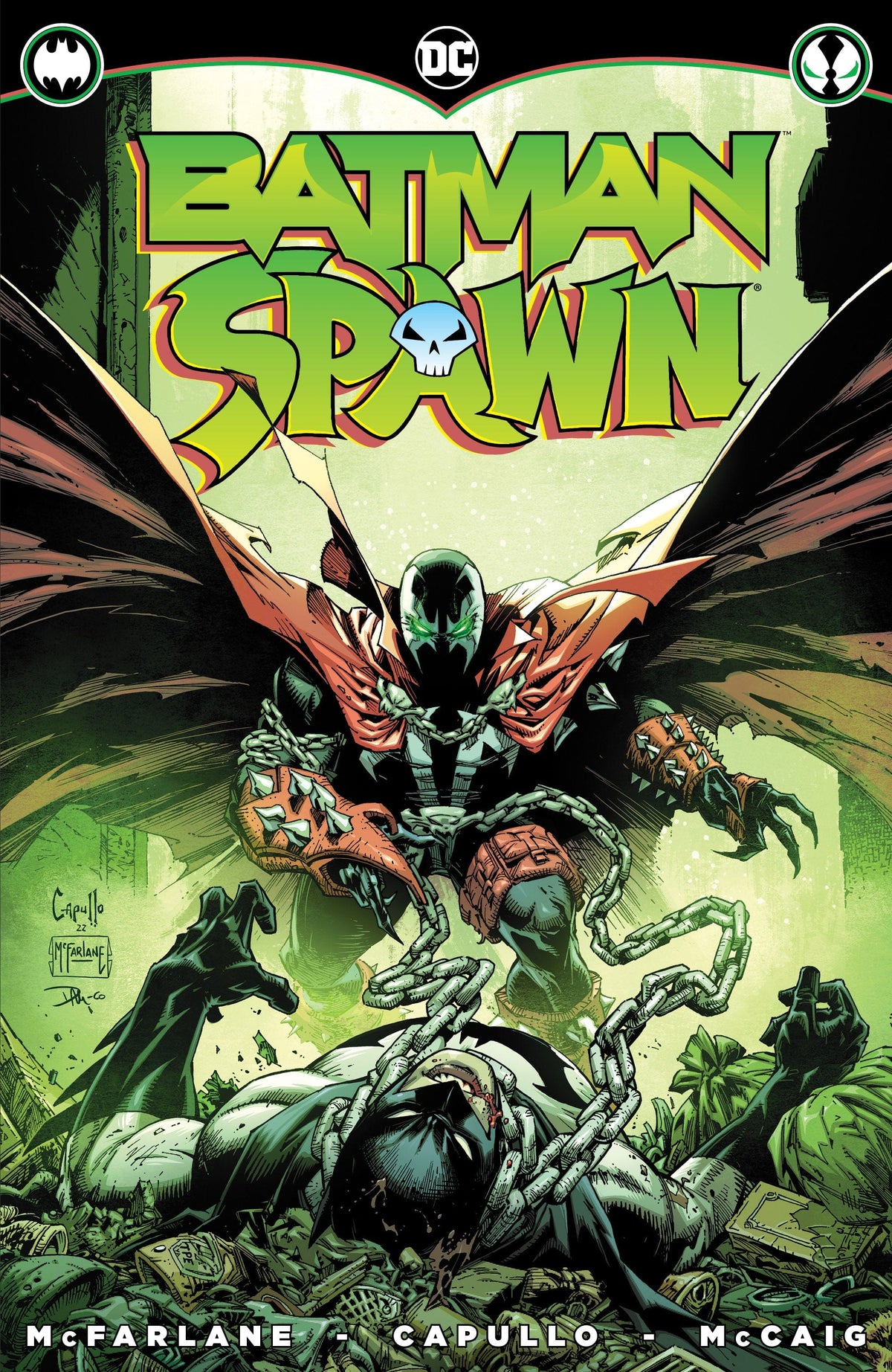 DC Comics Comic Books BATMAN SPAWN #1 (ONE SHOT) CVR B GREG CAPULLO SPAWN VAR 76194137888600121 1022DC002