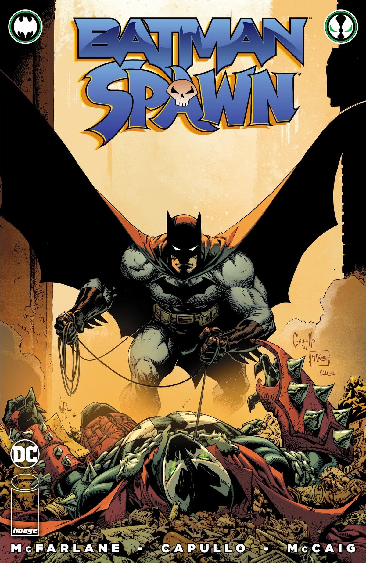 BATMAN SPAWN #1 (ONE SHOT) Second Printing Cvr A Greg Capullo Batman - Third Eye