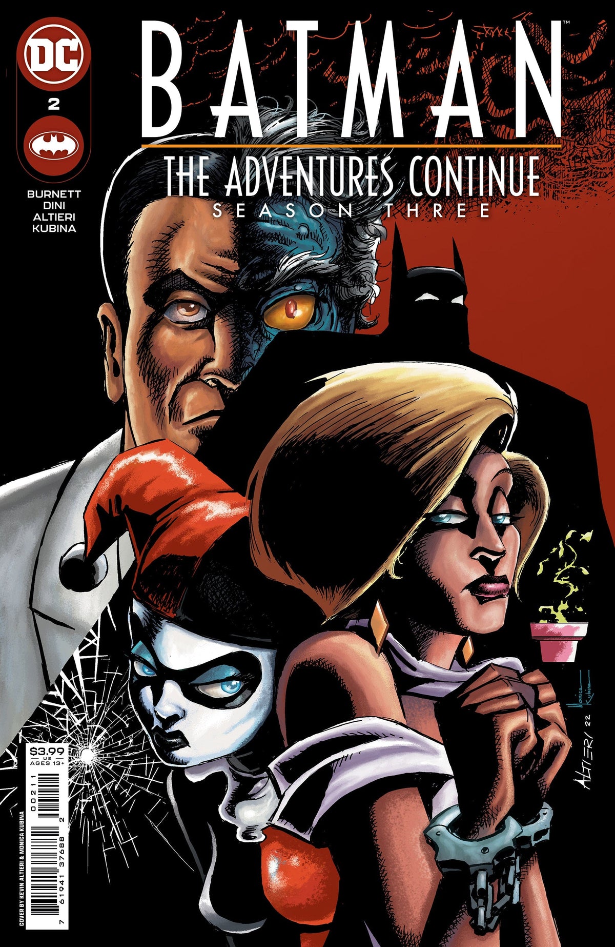 DC Comics Comic Books BATMAN THE ADVENTURES CONTINUE SEASON 3 #2 (OF 7) CVR A NICK DERINGTON 76194137688200211 1222DC150