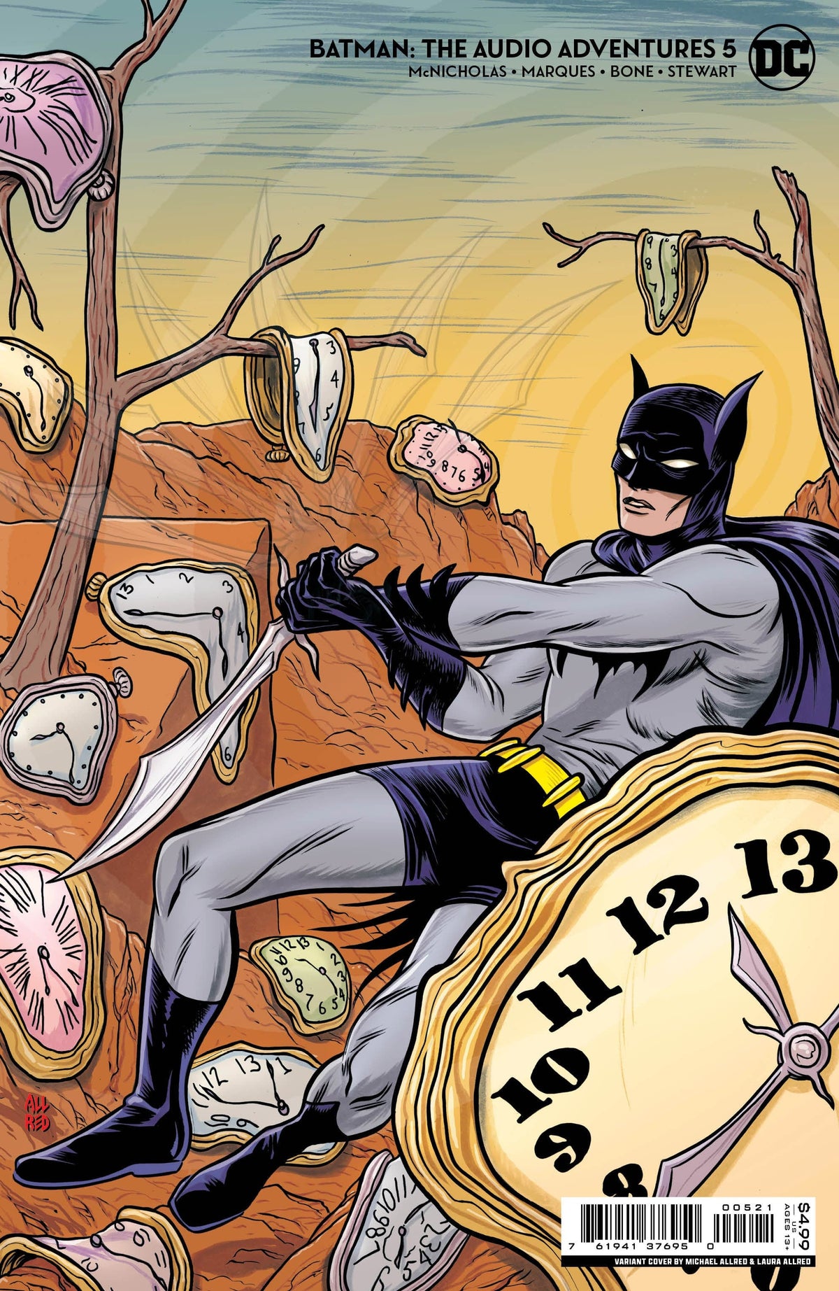 DC Comics Comic Books BATMAN THE AUDIO ADVENTURES #5 (OF 7) CVR B MICHAEL ALLRED CARD STOCK VAR 76194137695000521 1122DC151