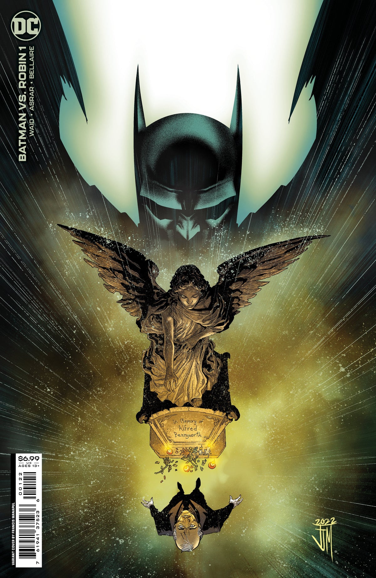 DC Comics Comic Books BATMAN VS ROBIN #1 (OF 5) CVR K FRANCIS MANAPUL CARD STOCK VAR 76194137523600122 0722DC866