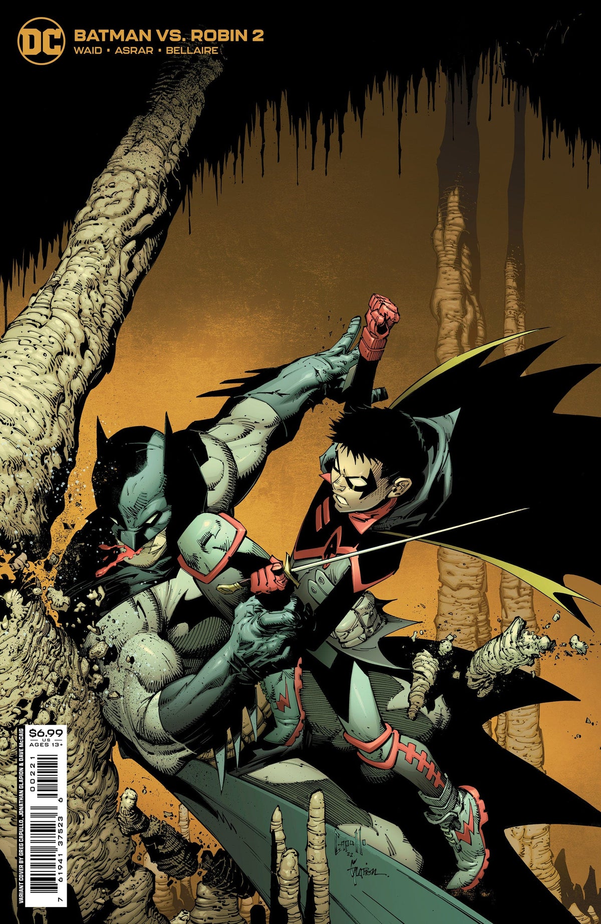 DC Comics Comic Books BATMAN VS ROBIN #2 (OF 5) CVR B GREG CAPULLO CARD STOCK VAR 76194137523600221 0822DC105