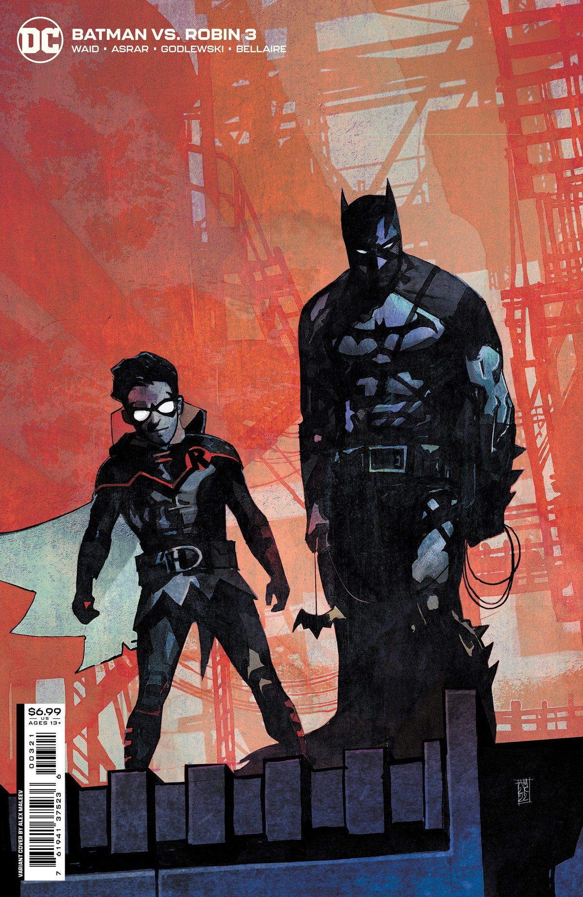 DC Comics Comic Books BATMAN VS ROBIN #3 (OF 5) CVR B ALEX MALEEV CARD STOCK VAR 76194137523600321 0922DC110