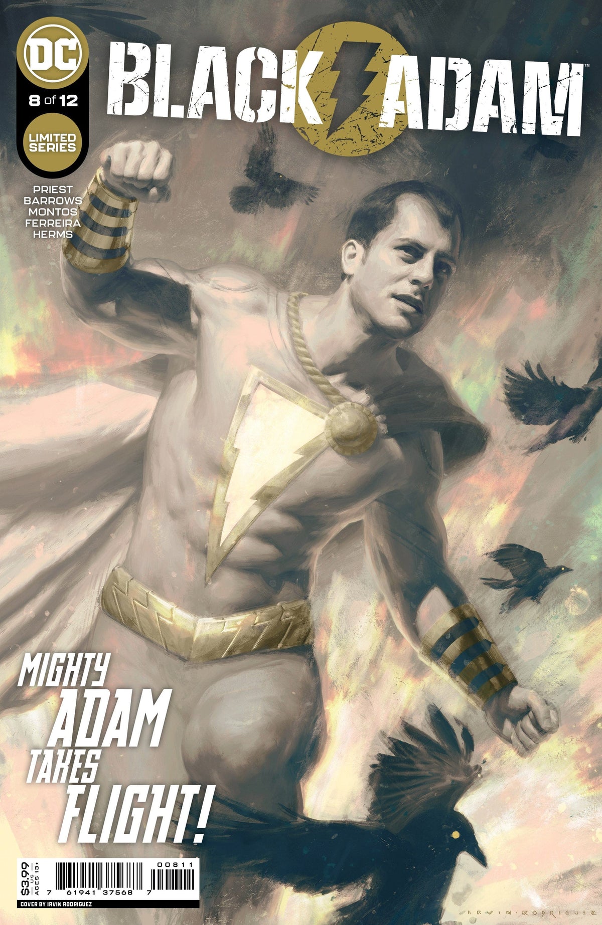 DC Comics Comic Books BLACK ADAM #8 (OF 12) CVR A IRVIN RODRIGUEZ 76194137568700811 1222DC156