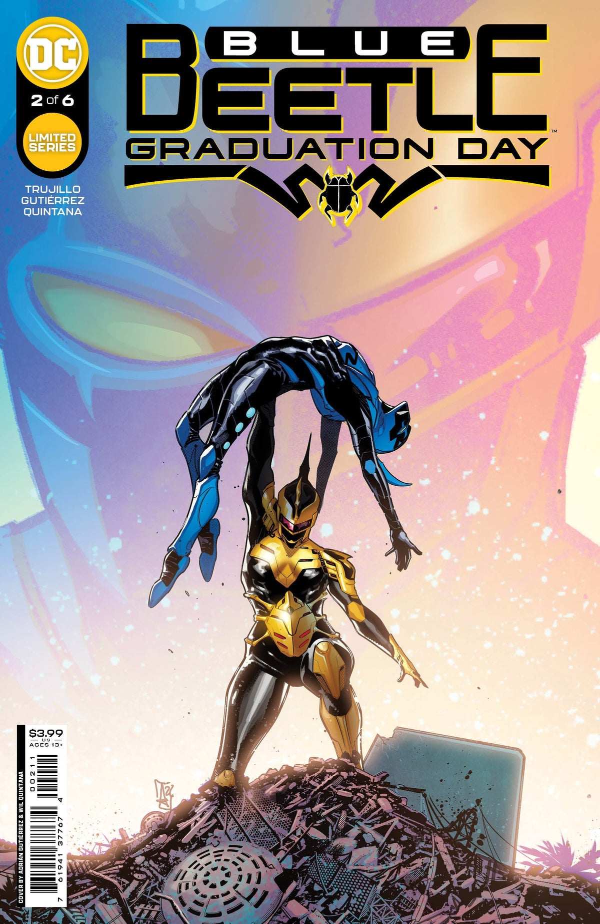 DC Comics Comic Books BLUE BEETLE GRADUATION DAY #2 (OF 6) CVR A ADRIAN GUTIERREZ 76194137767400211 1022DC135
