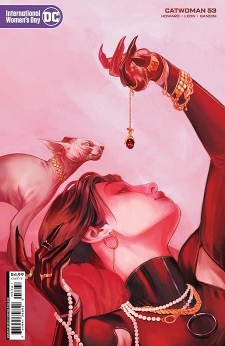 DC Comics Comic Books CATWOMAN #53 CVR F QISTINA KHALIDAH INTERNATIONAL WOMENS DAY CARD STOCK VAR 76194135682205361 0123DC819