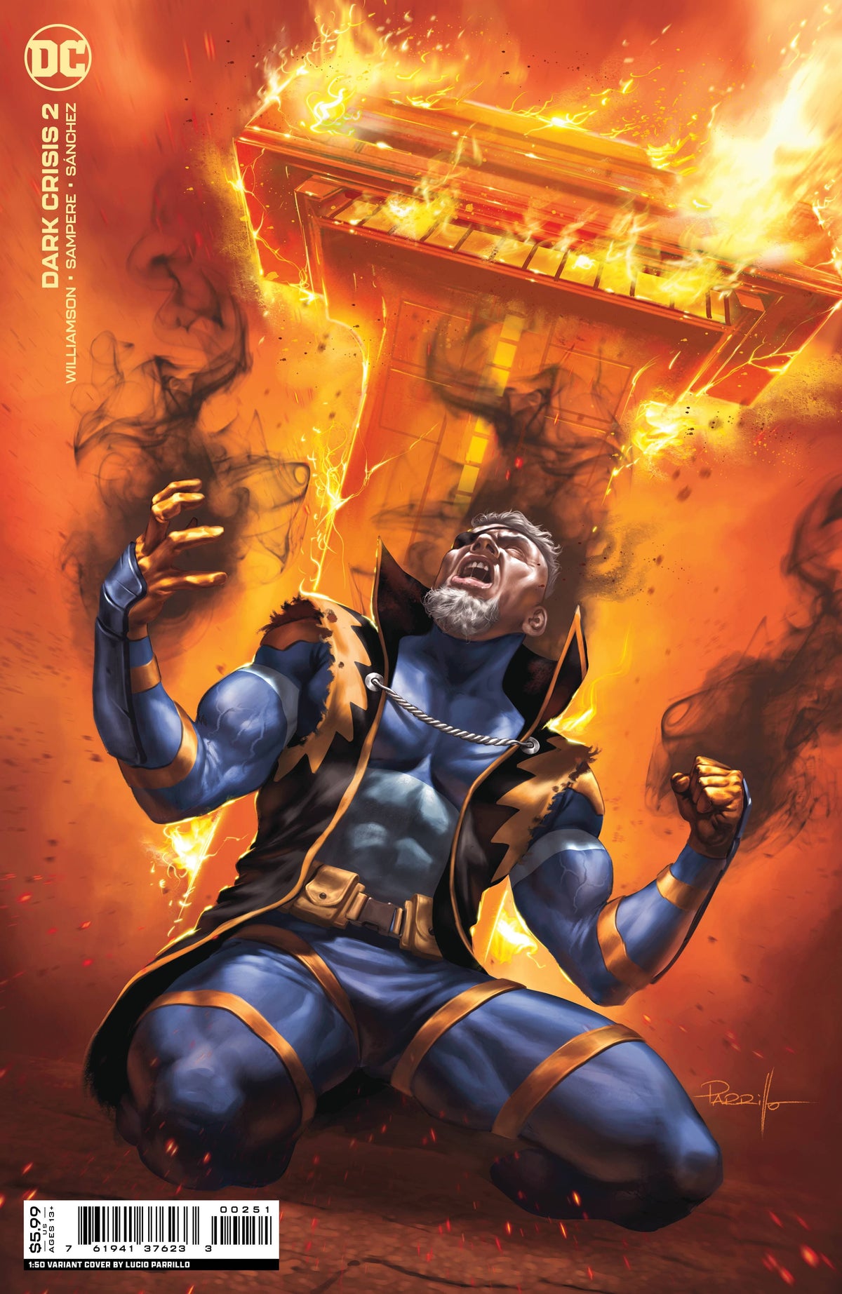 DC Comics Comic Books > Incentives DARK CRISIS #2 (OF 7) CVR E INC 1:50 LUCIO PARRILLO CARD STOCK VAR 76194137623300251 0522DC021