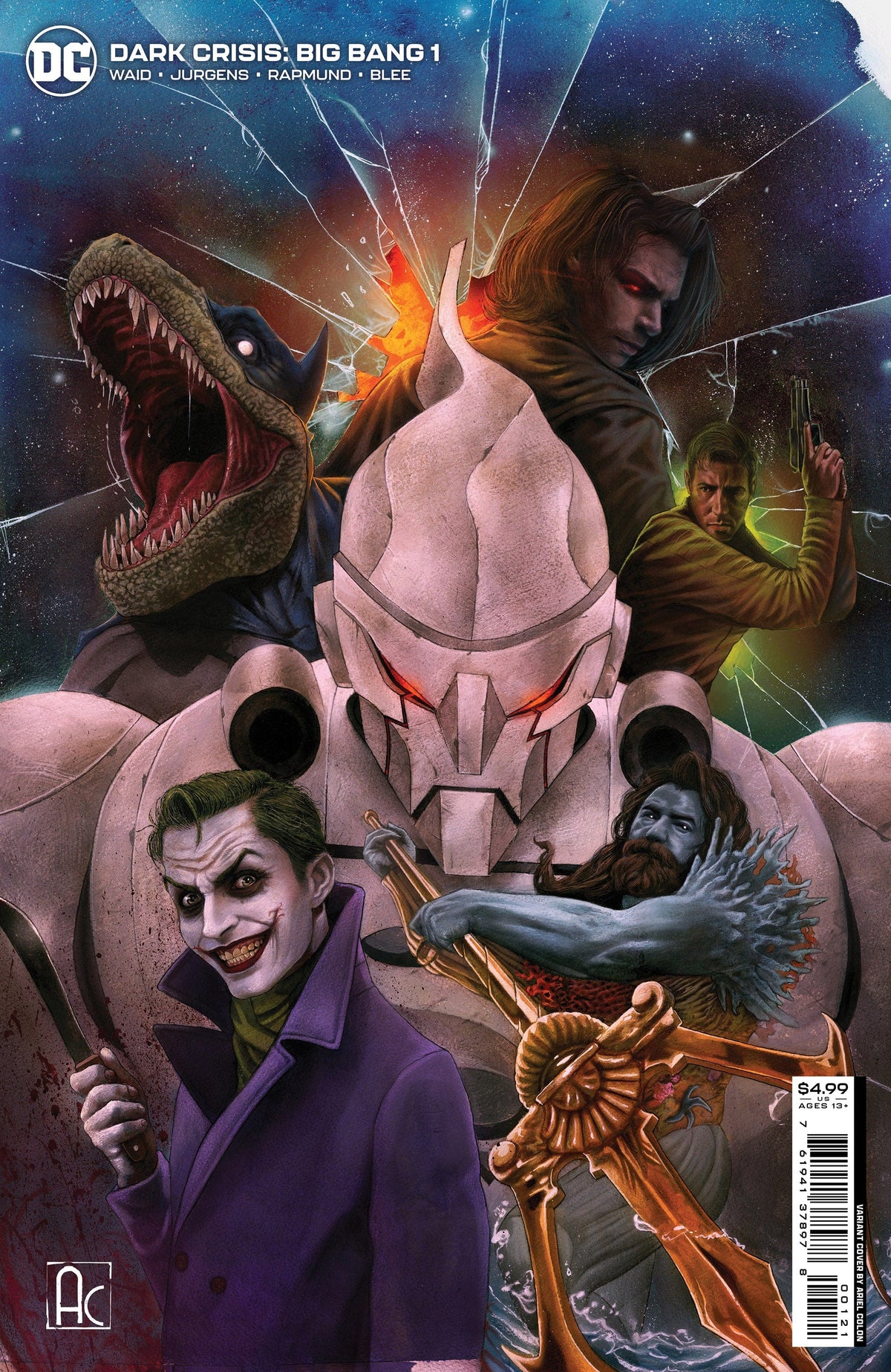 DC Comics Comic Books DARK CRISIS BIG BANG #1 (ONE SHOT) CVR B ARIEL COLON CARD STOCK VAR 76194137897800121 1022DC106