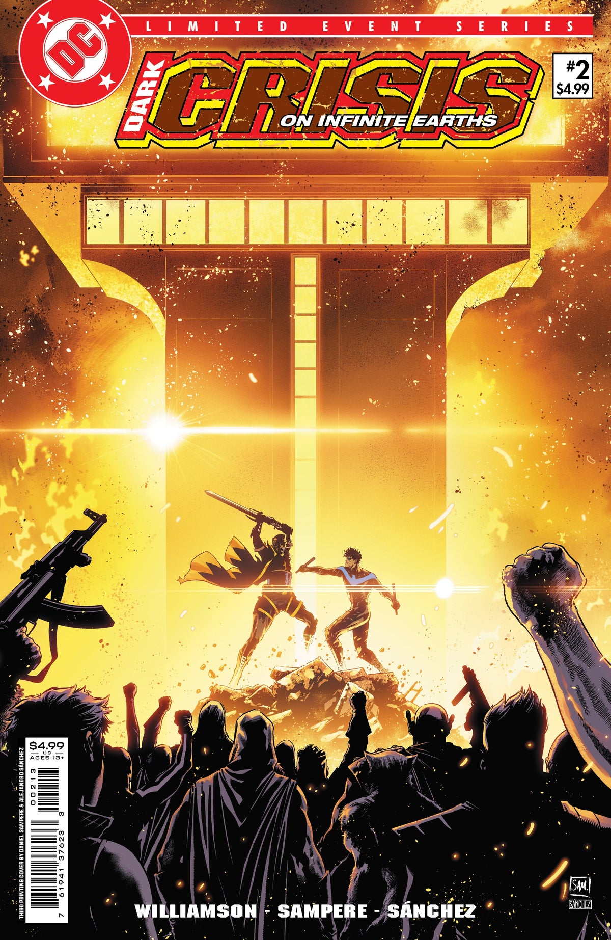 DC Comics Comic Books DARK CRISIS ON INFINITE EARTHS #2 Third Printing 76194137623300213 0722DC874