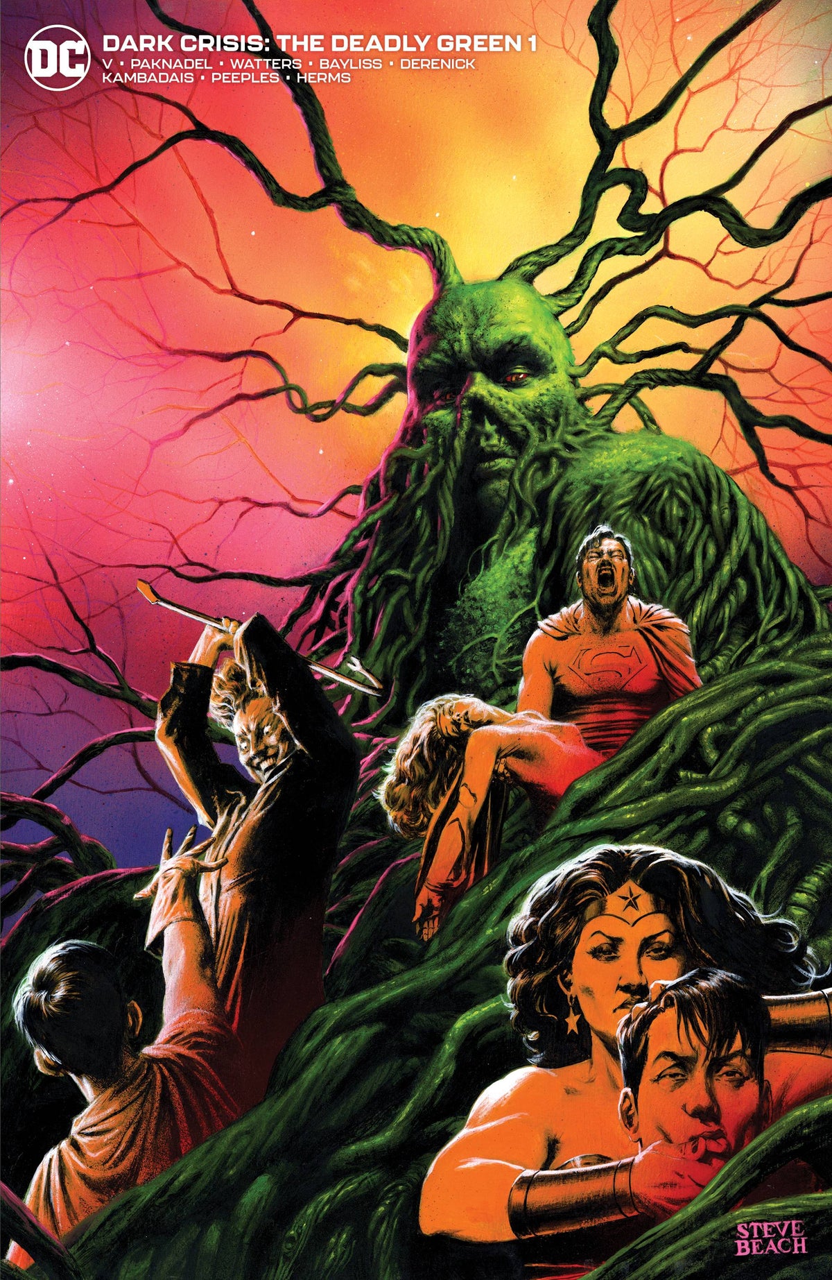 DC Comics Comic Books > Incentives DARK CRISIS THE DEADLY GREEN #1 (ONE SHOT) CVR C INC 1:25 STEVE BEACH FOIL VAR 76194137837400131 0822DC061