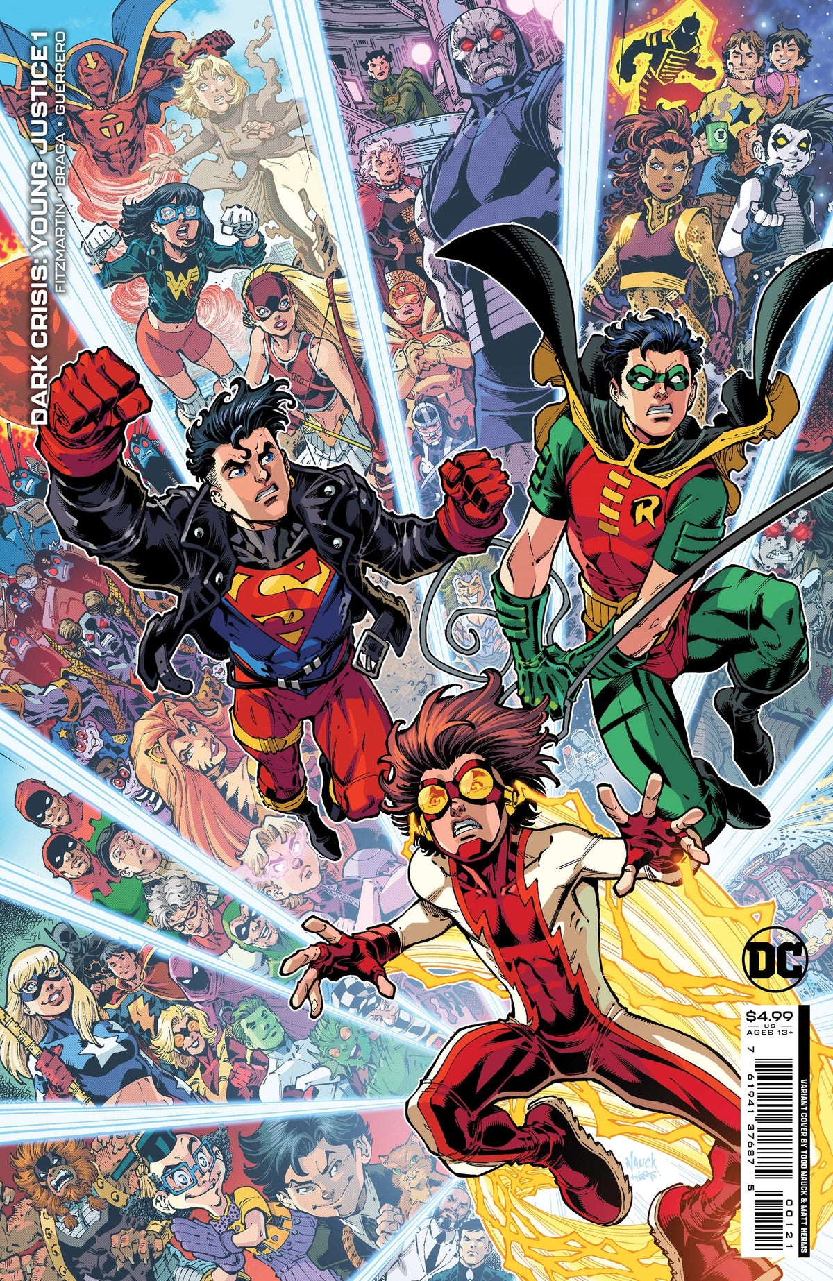 DC Comics Comic Books DARK CRISIS YOUNG JUSTICE #1 (OF 6) CVR B TODD NAUCK CARD STOCK VAR 76194137687500121 0422DC016
