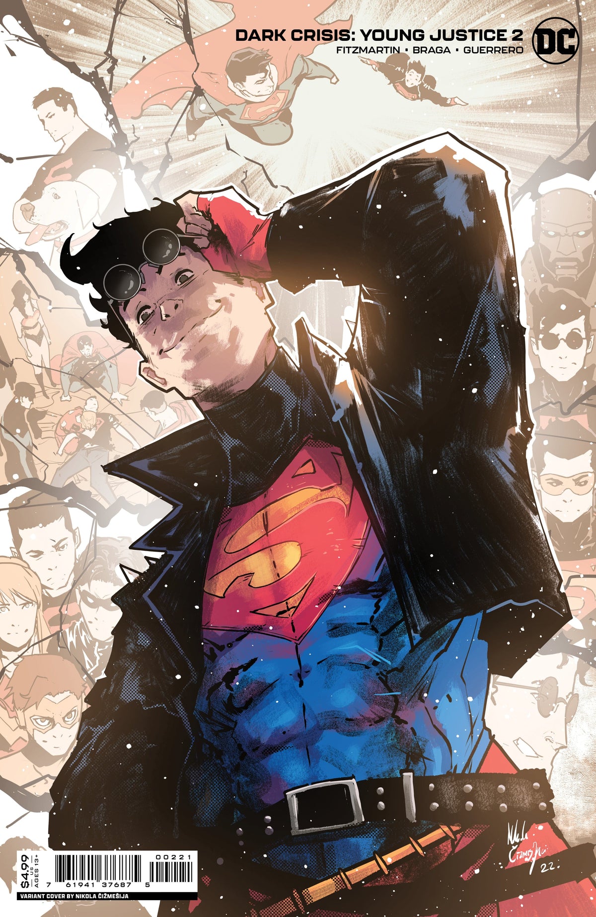 DC Comics Comic Books DARK CRISIS YOUNG JUSTICE #2 (OF 6) CVR B NIKOLA CIZMESIJA CARD STOCK VAR 76194137687500221 0522DC027