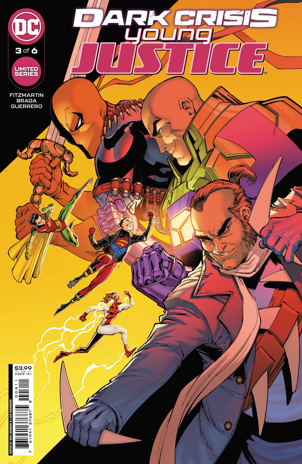 DC Comics Comic Books DARK CRISIS YOUNG JUSTICE #3 (OF 6) CVR A MAX DUNBAR 76194137687500311 0622DC042