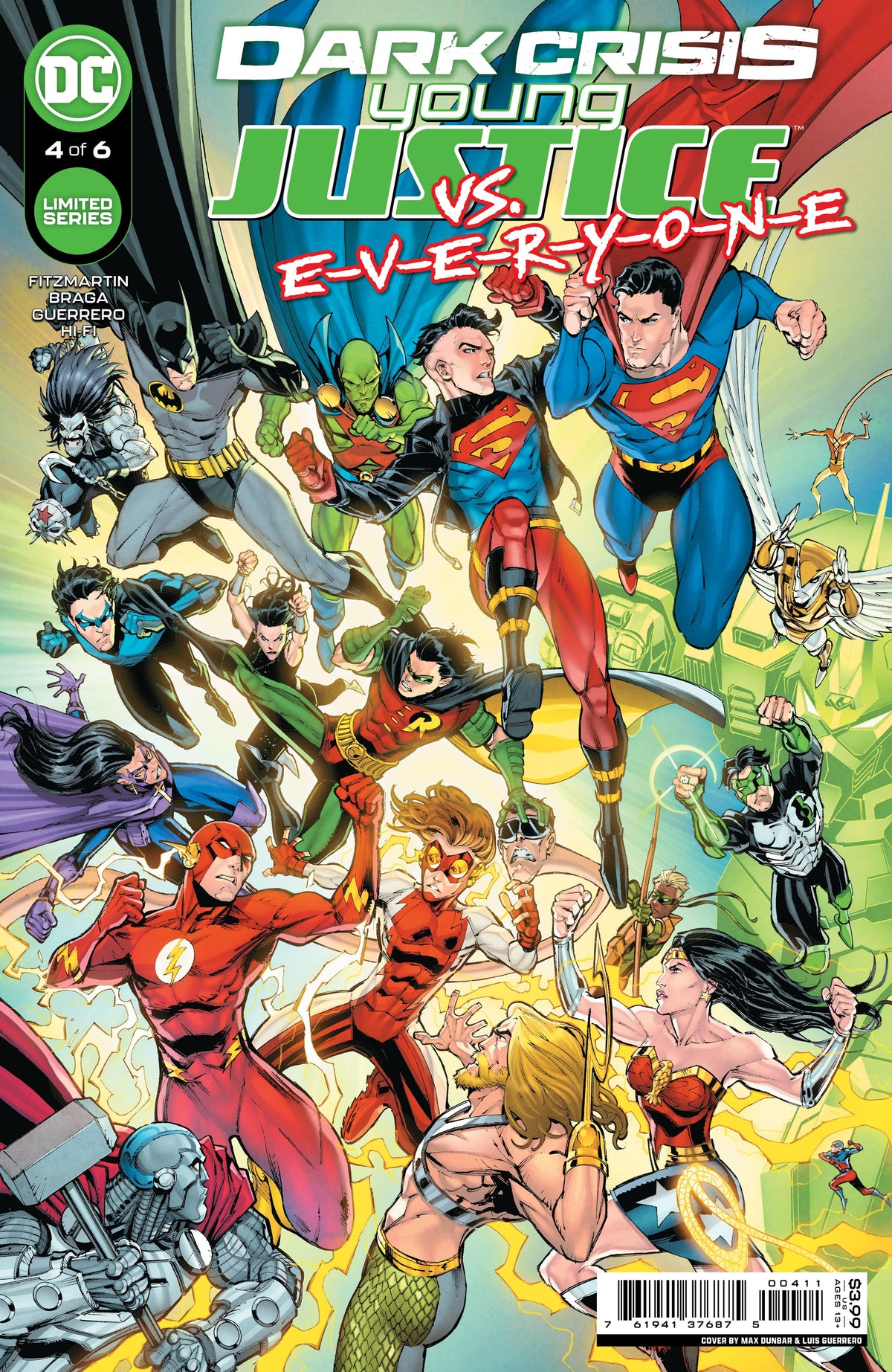 DC Comics Comic Books DARK CRISIS YOUNG JUSTICE #4 (OF 6) CVR A MAX DUNBAR 76194137687500411 0722DC049
