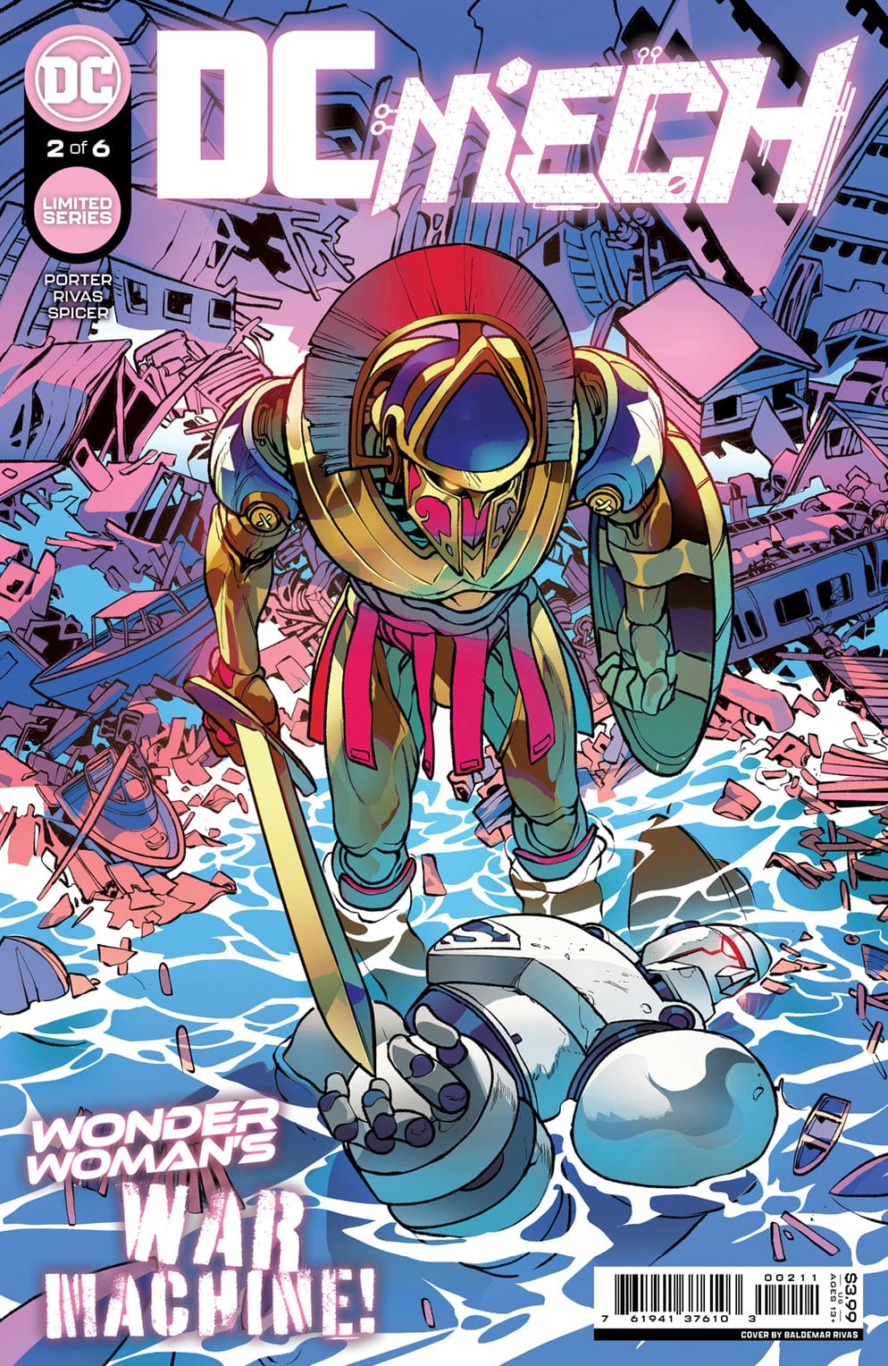DC Comics Comic Books DC MECH #2 (OF 6) CVR A BALDEMAR RIVAS 76194137610300211 0622DC148