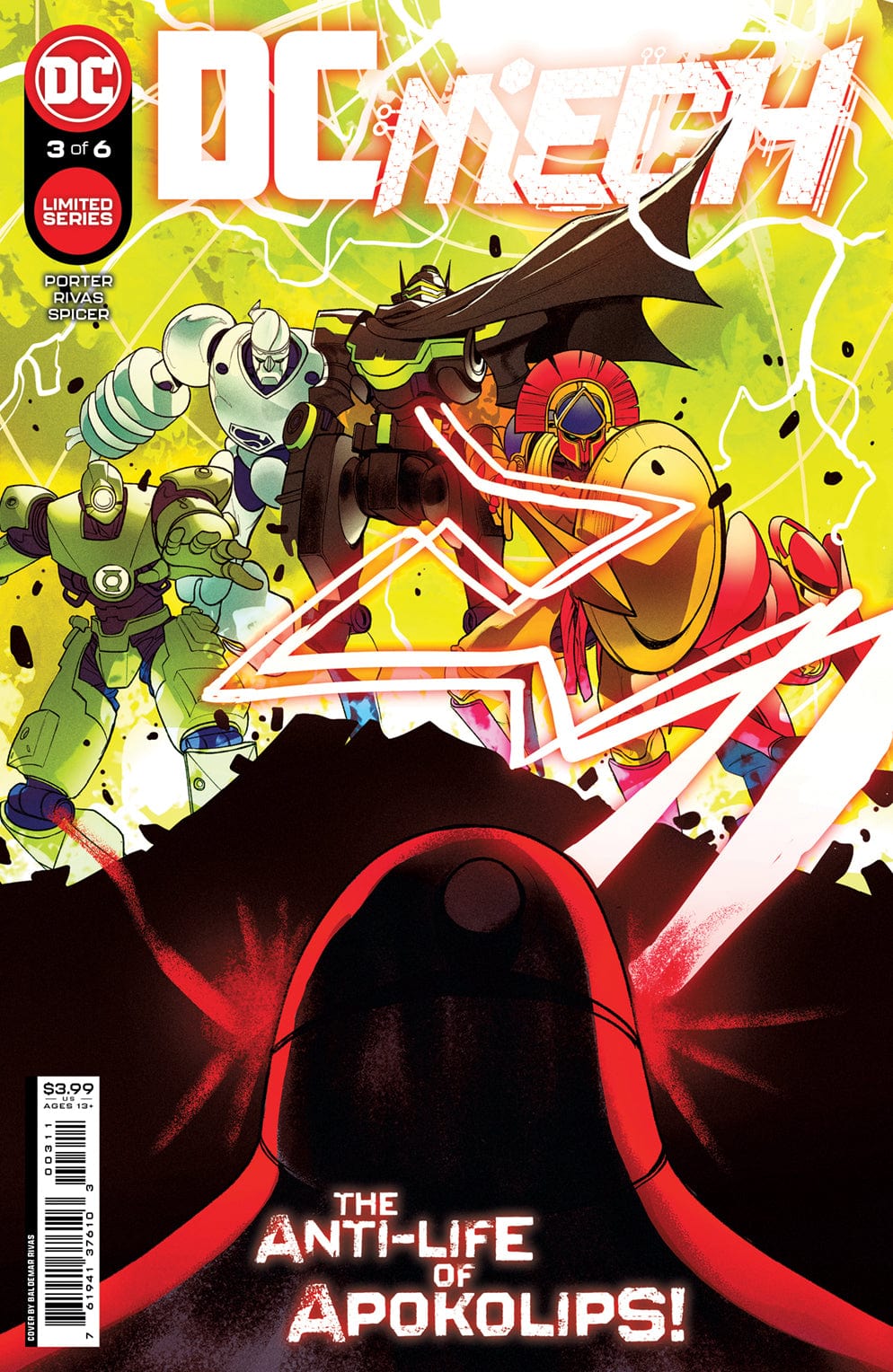 DC Comics Comic Books DC MECH #3 (OF 6) CVR A BALDEMAR RIVAS 76194137610300311 0722DC154