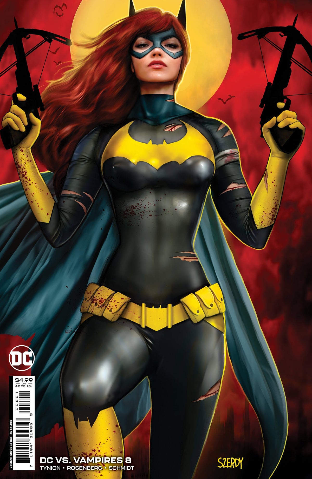 DC Comics Comic Books DC VS VAMPIRES #8 (OF 12) CVR B NATHAN SZERDY CARD STOCK VAR 76194136985300821 0622DC143