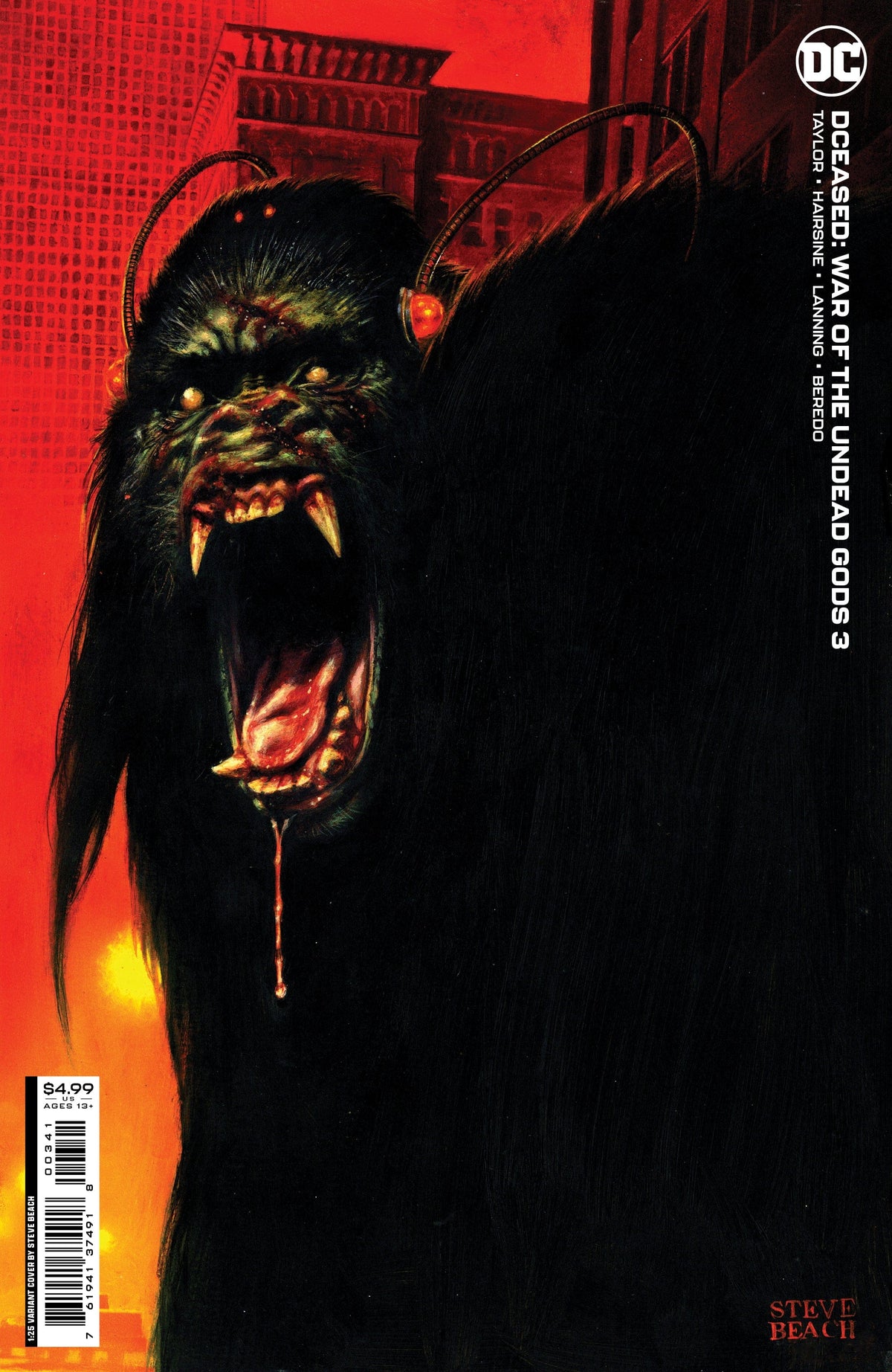 DC Comics Comic Books > Incentives DCEASED WAR OF THE UNDEAD GODS #3 (OF 8) CVR D INC 1:25 STEVE BEACH CARD STOCK VAR 76194137491800341 0822DC096
