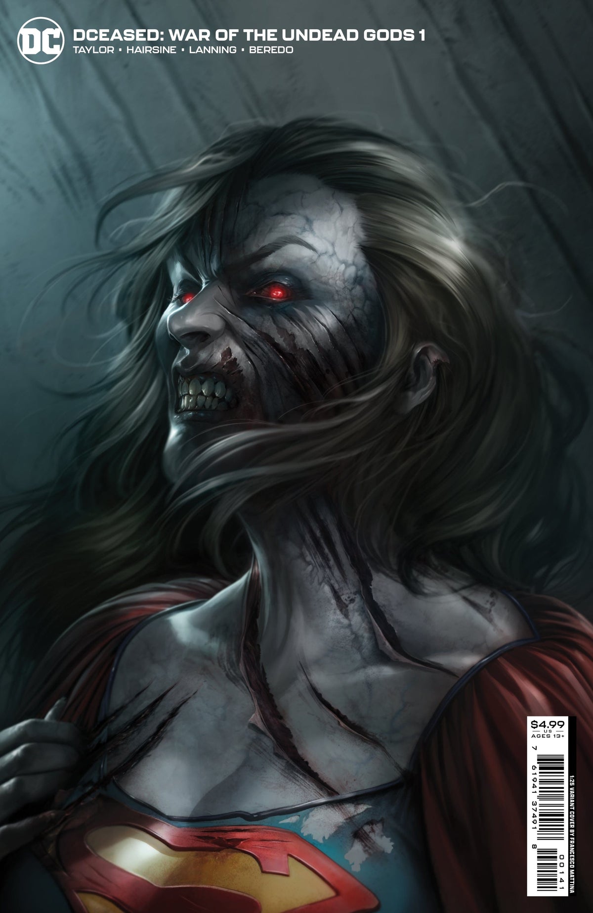 DC Comics Comic Books > Incentives DCEASED WAR OF UNDEAD GODS #1 (OF 8) CVR E 1:25 MATTINA VAR 76194137491800141 0622DC030