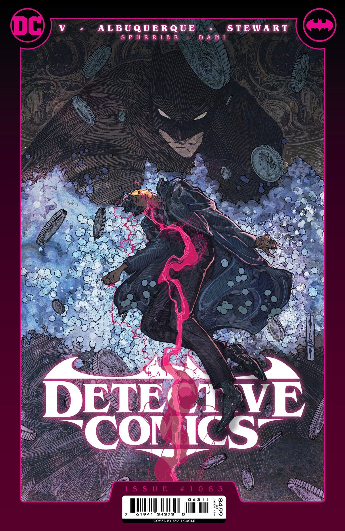 DC Comics Comic Books DETECTIVE COMICS #1063 CVR A EVAN CAGLE 76194134373006311 0622DC016