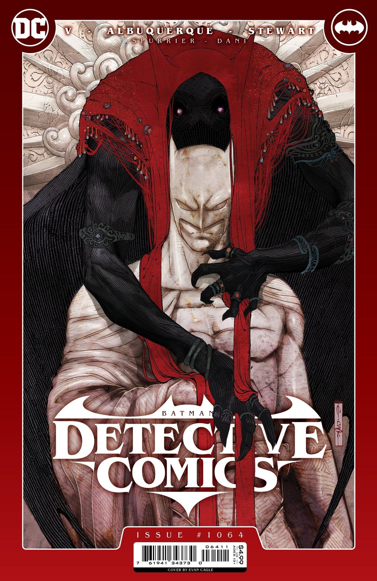 DC Comics Comic Books DETECTIVE COMICS #1064 CVR A EVAN CAGLE 76194134373006411 0722DC109
