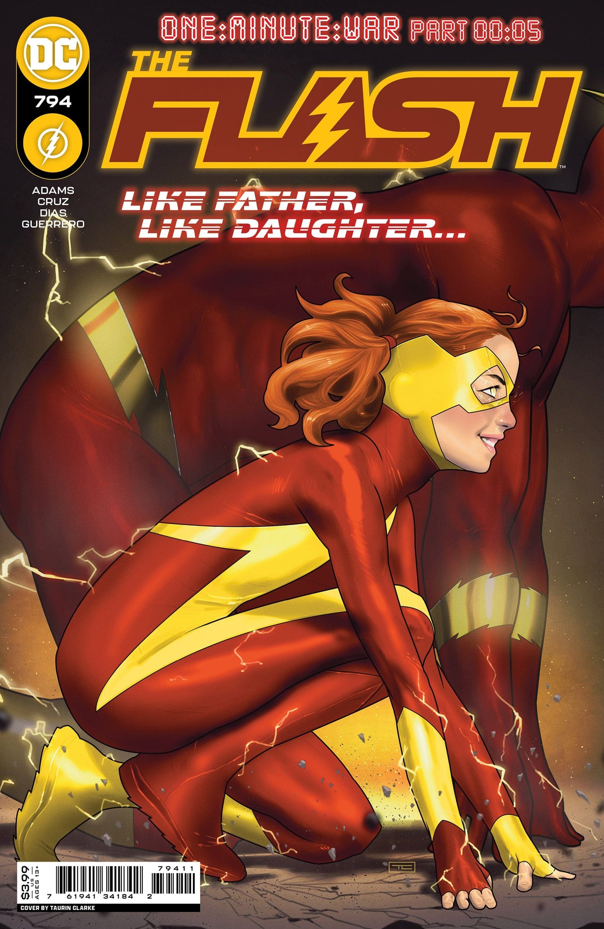 DC Comics Comic Books FLASH #794 CVR A TAURIN CLARKE (ONE-MINUTE WAR) 76194134184279411 0123DC082