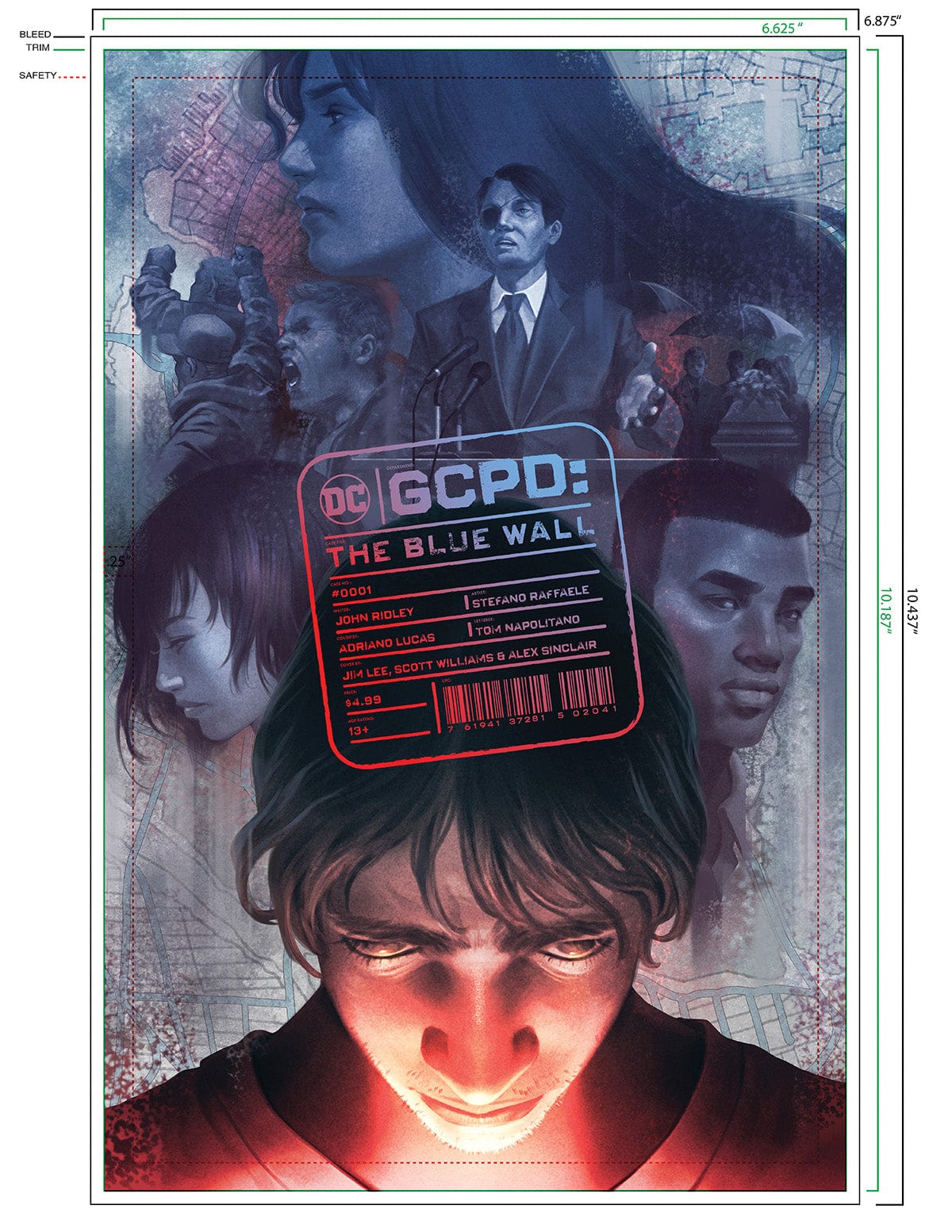 DC Comics Comic Books GCPD THE BLUE WALL #5 (OF 6) CVR A REIKO MURAKAMI 76194137645500511 1222DC180