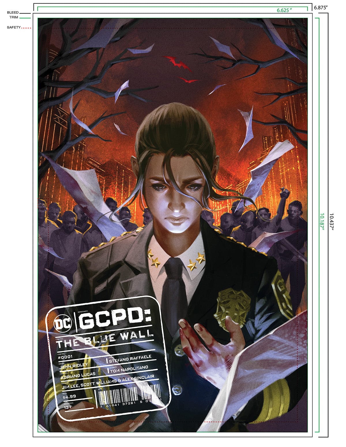 DC Comics Comic Books GCPD THE BLUE WALL #6 (OF 6) CVR A REIKO MURAKAMI 76194137645500611 0123DC161