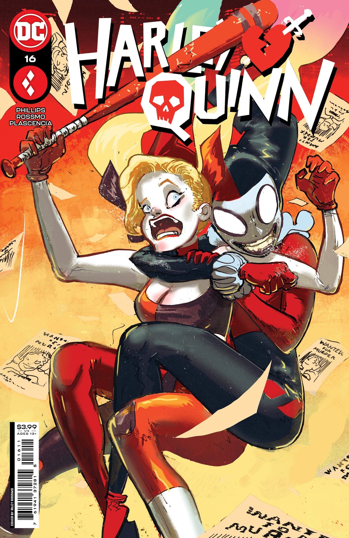 DC Comics Comic Books HARLEY QUINN #16 CVR A RILEY ROSSMO 76194137281501611 0422DC117