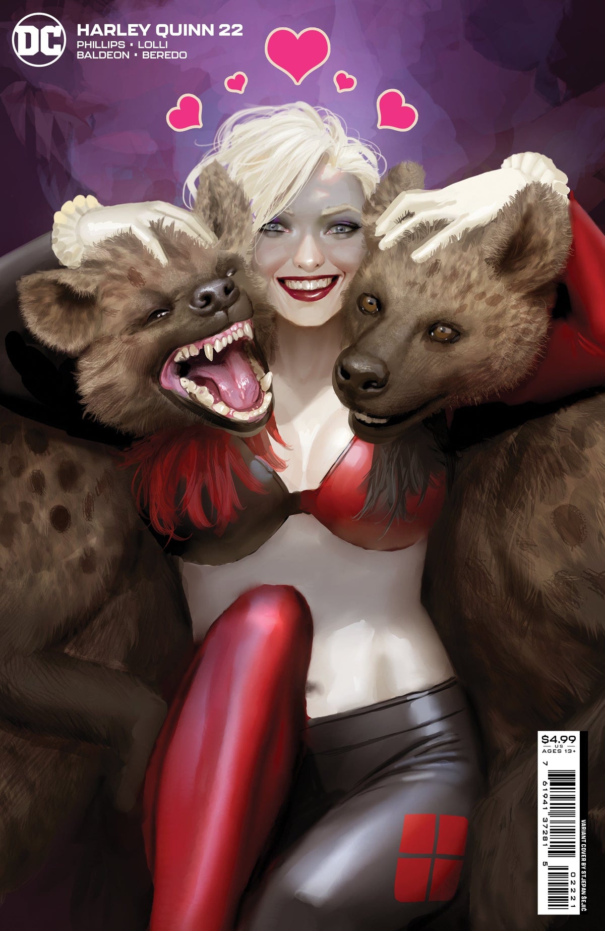 DC Comics Comic Books HARLEY QUINN #22 CVR B STJEPAN SEJIC CARD STOCK VAR 76194137281502221 0722DC105