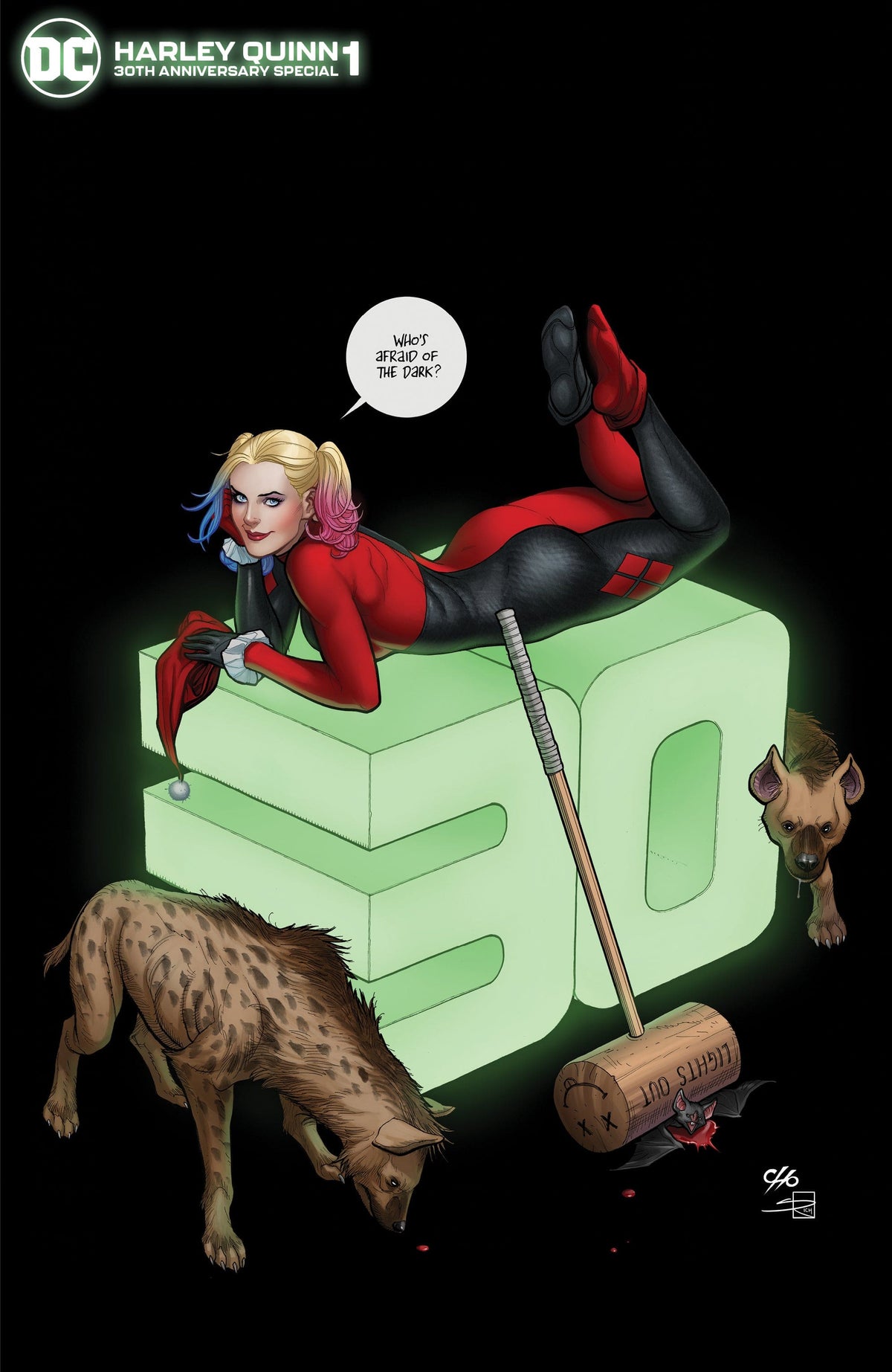 DC Comics Comic Books > Incentives HARLEY QUINN 30TH ANNIVERSARY SPECIAL #1 (ONE SHOT) CVR N INC 1:10 FRANK CHO GLOW IN THE DARK VAR 76194137609700124 0722DC804