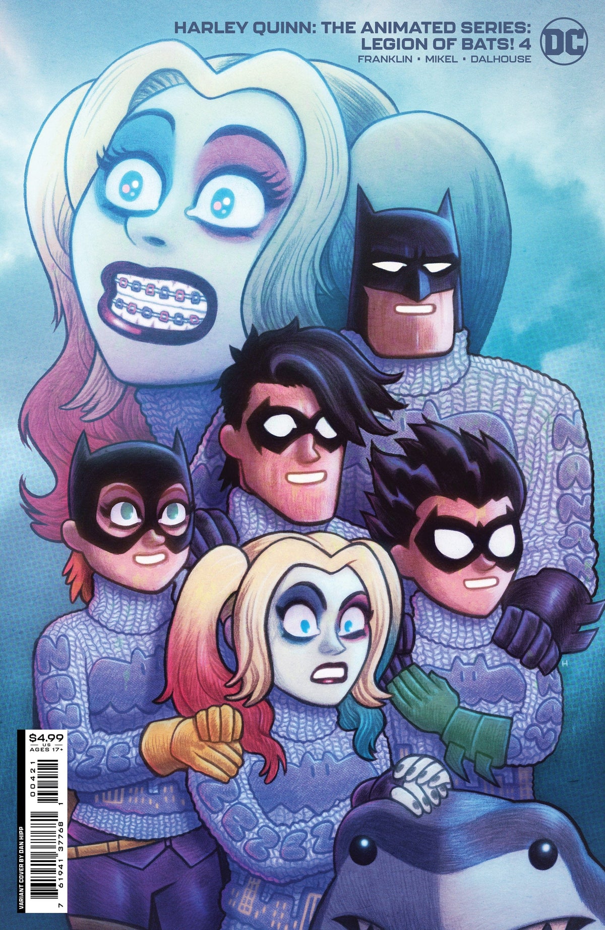 DC Comics Comic Books HARLEY QUINN THE ANIMATED SERIES LEGION OF BATS #4 (OF 6) CVR B DAN HIPP CARD STOCK VAR (MR) 76194137768100421 1122DC178