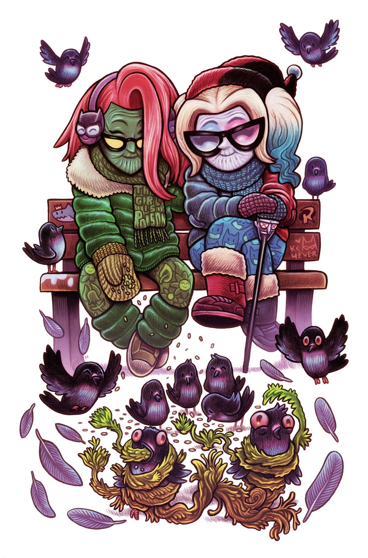 DC Comics Comic Books HARLEY QUINN THE ANIMATED SERIES LEGION OF BATS #6 (OF 6) CVR B DAN HIPP CARD STOCK VAR (MR) 76194137768100621 0123DC167
