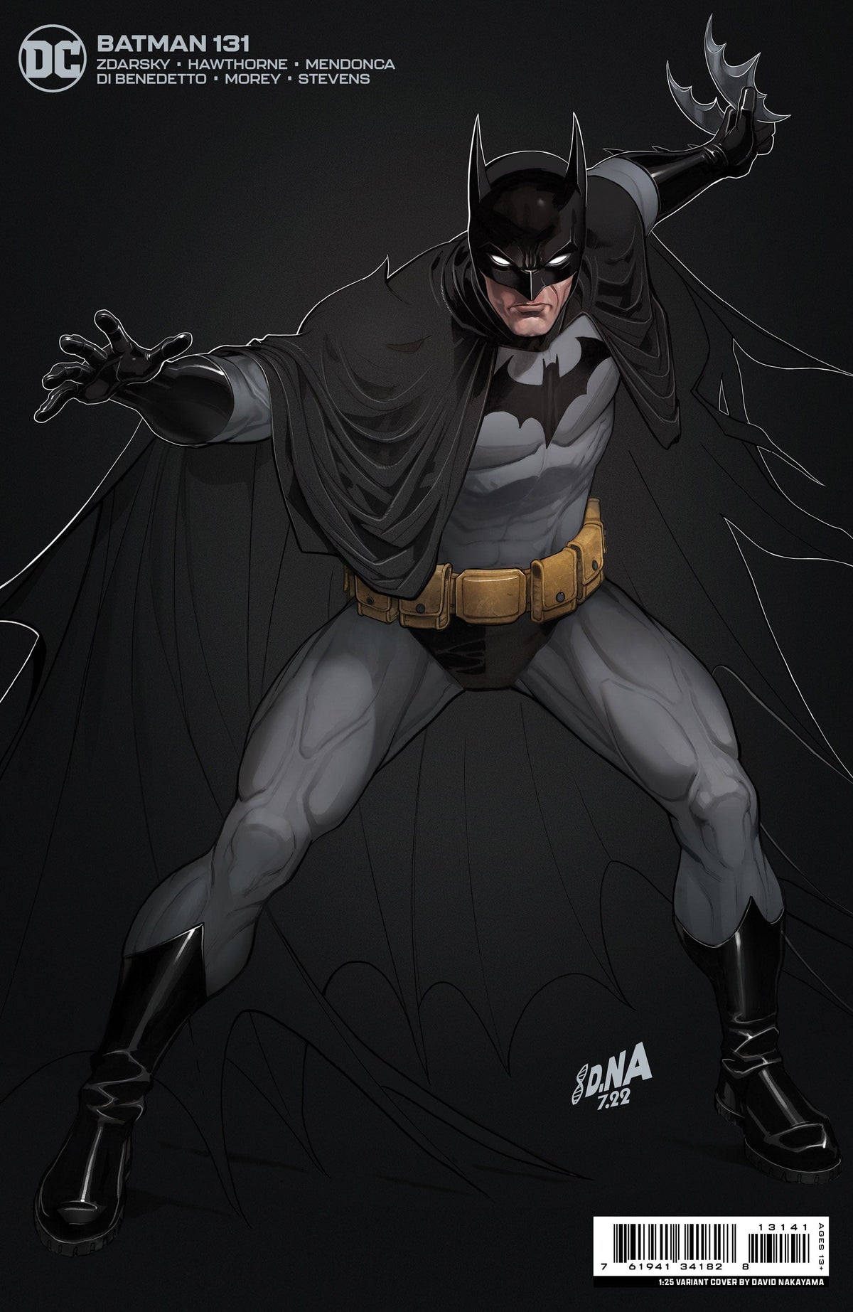 DC Comics Comic Books > Incentives BATMAN #131 CVR E INCv 1:25 DAVID NAKAYAMA CARD STOCK VAR 76194134182813141 1122DC005