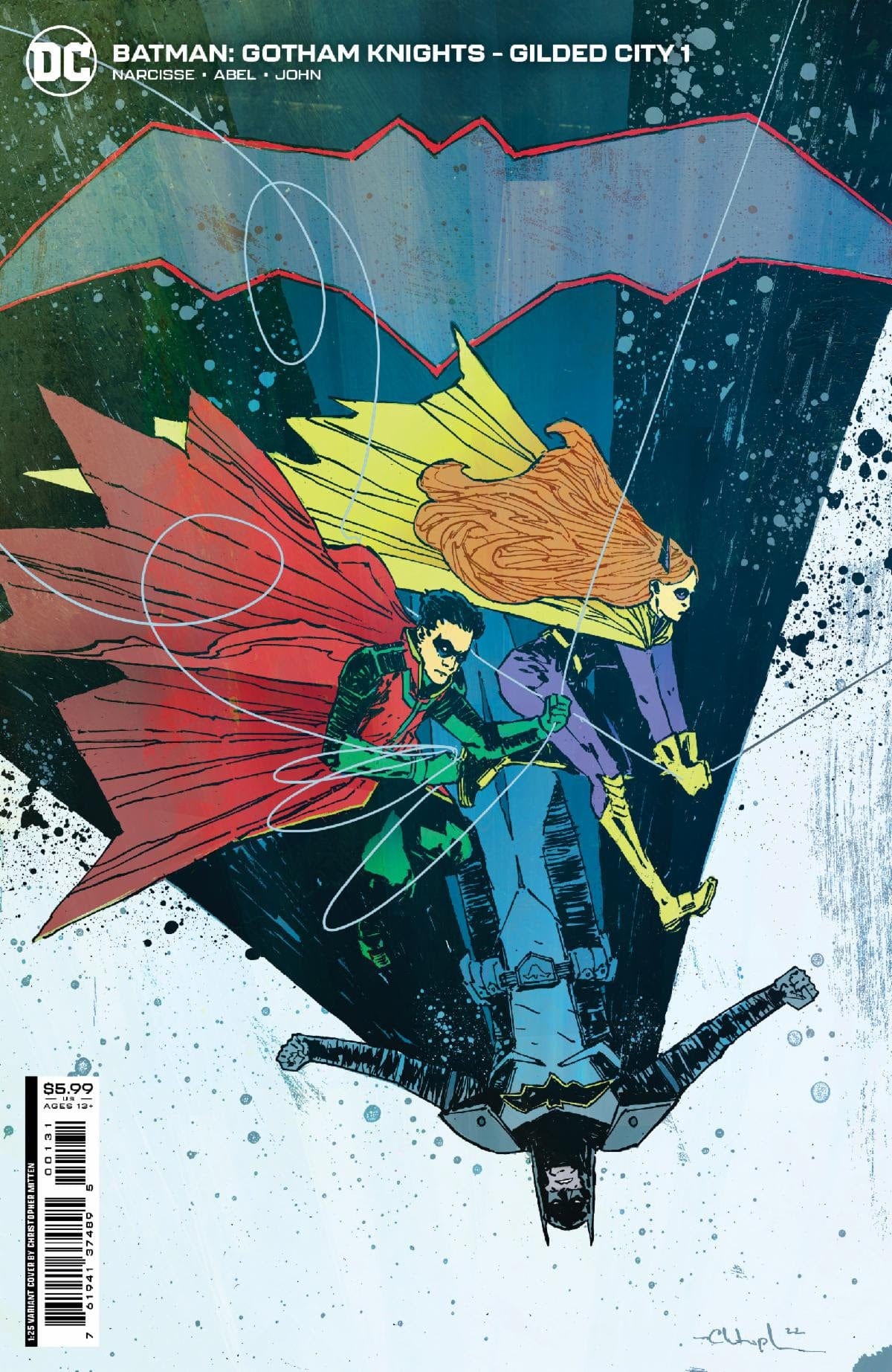 DC Comics Comic Books > Incentives BATMAN GOTHAM KNIGHTS GILDED CITY #1 (OF 6) CVR D INC 1:25 CHRISTOPHER MITTEN CARD STOCK VAR 76194137489500131 0822DC040