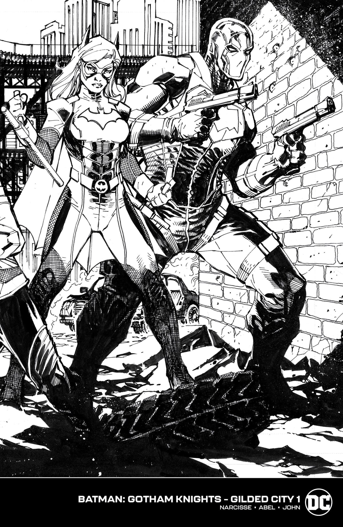 DC Comics Comic Books > Incentives BATMAN GOTHAM KNIGHTS GILDED CITY #1 (OF 6) CVR E INC 1:50 JIM LEE & SCOTT WILLIAMS WRAPAROUND BLACK & WHITE CARD STOCK VAR 76194137489500151 0822DC041