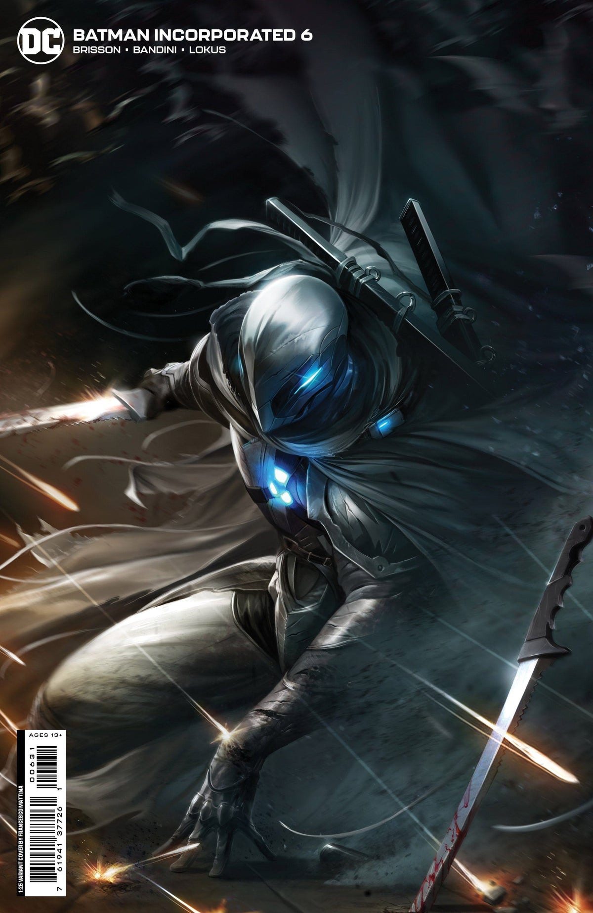 DC Comics Comic Books > Incentives BATMAN INCORPORATED #6 CVR C INC 1:25 FRANCESCO MATTINA CARD STOCK VAR 76194137726100631 0123DC128
