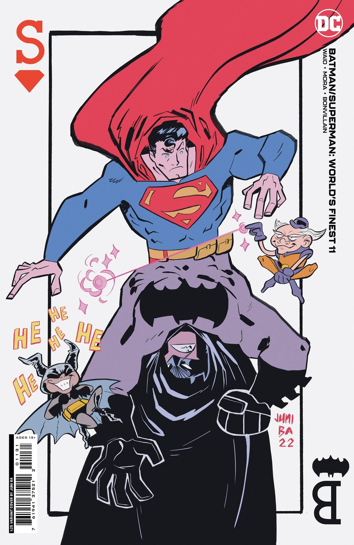DC Comics Comic Books > Incentives BATMAN SUPERMAN WORLDS FINEST #11 CVR E INCV 1:25 JUNI BA CARD STOCK VAR 76194137521201131 1122DC095