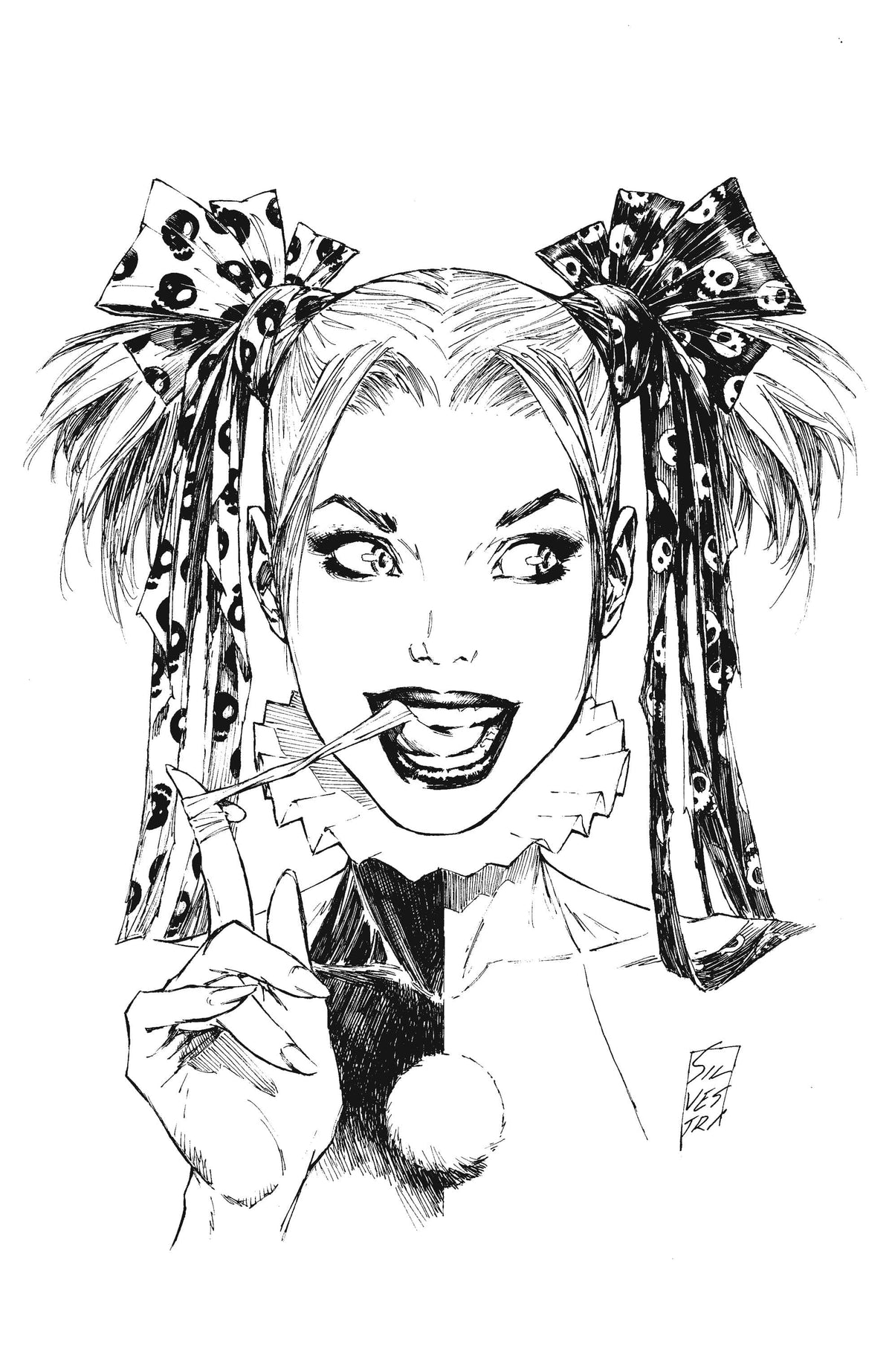 DC Comics Comic Books > Incentives BATMAN & THE JOKER THE DEADLY DUO #1 (OF 7) CVR E INC 1:50 MARC SILVESTRI BLACK & WHITE VAR (MR) 76194132561300151 0922DC005