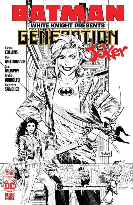 DC Comics Comic Books > Incentives BATMAN WHITE KNIGHT PRESENTS GENERATION JOKER #1 (OF 6) CVR D INC 1:50 SEAN MURPHY BLACK & WHITE VAR 76194137893000141 0323DC107
