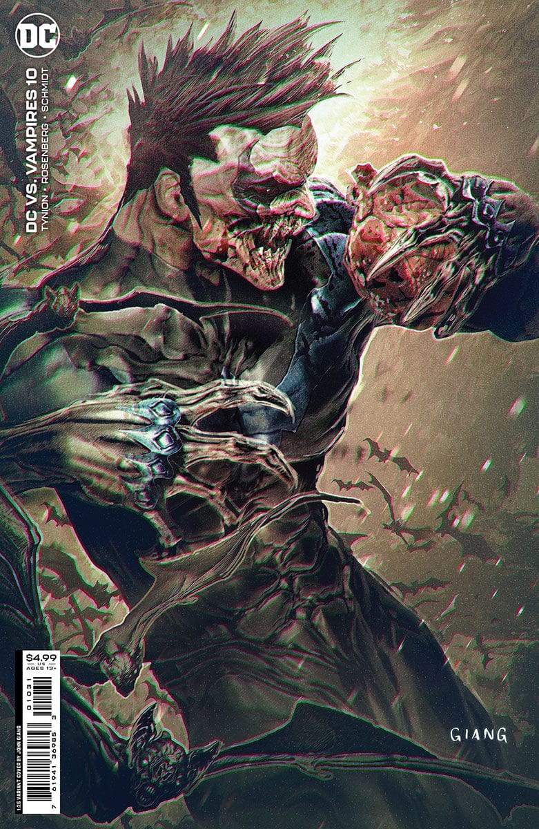 DC Comics Comic Books > Incentives DC VS VAMPIRES #10 (OF 12) CVR C INC 1:25 JOHN GIANG CARD STOCK VAR 76194136985301031 0822DC144