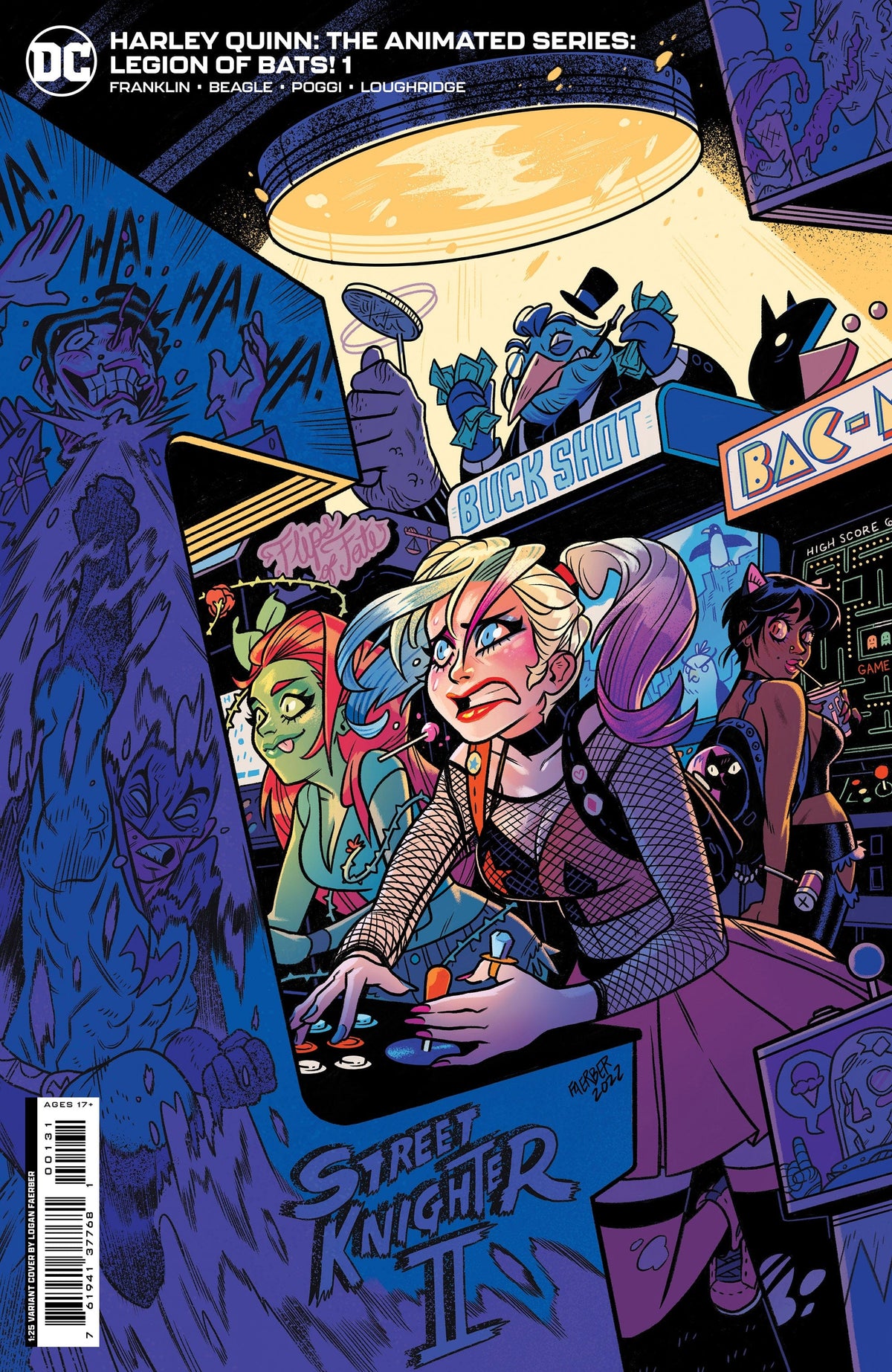 DC Comics Comic Books > Incentives HARLEY QUINN THE ANIMATED SERIES LEGION OF BATS #1 (OF 6) CVR C INC 1:25 LOGAN FAERBER CARD STOCK VAR (MR) 76194137768100131 0822DC035